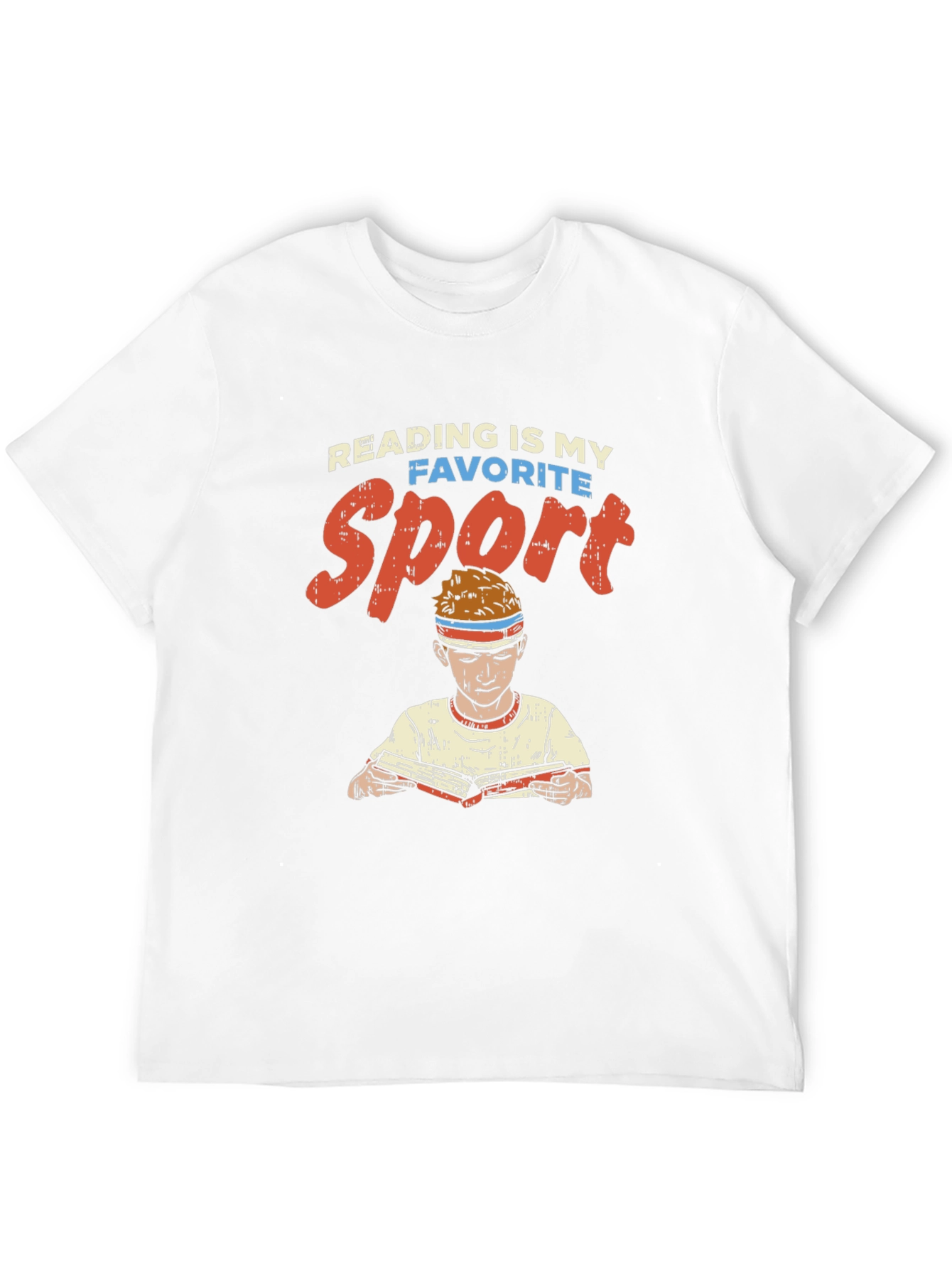 Reading is My Favorite Sport Graphic Tee