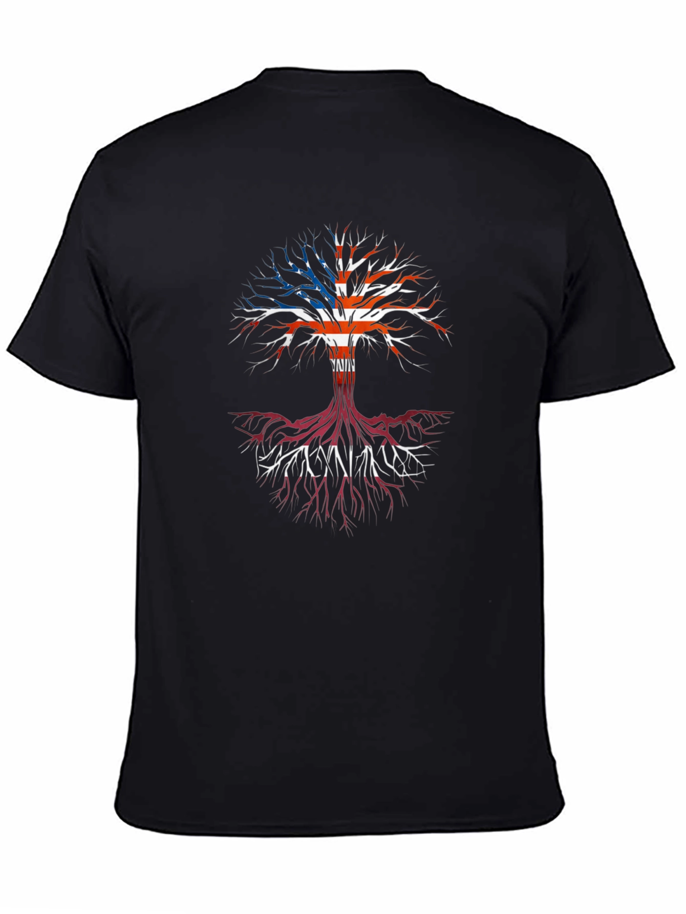 American Roots Tree Black Graphic Tee