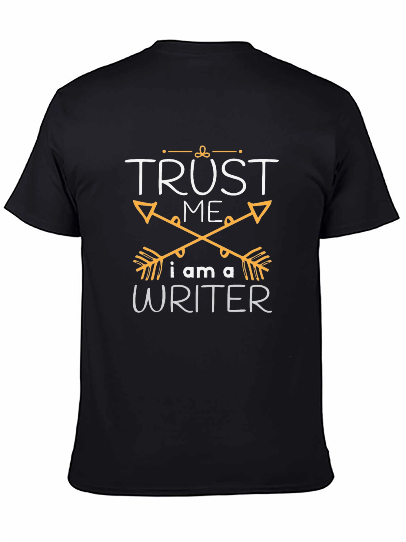 Trust Me Im A Writer Graphic Tee - Black