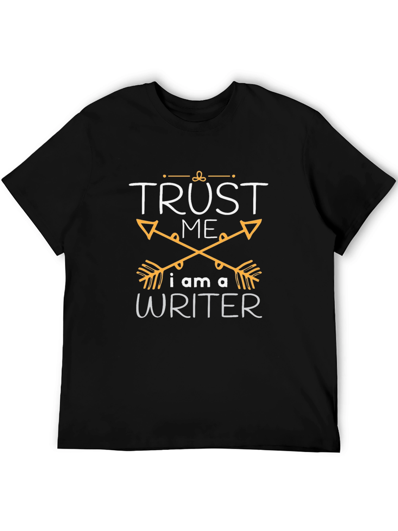 Trust Me Im A Writer Graphic Tee - Black