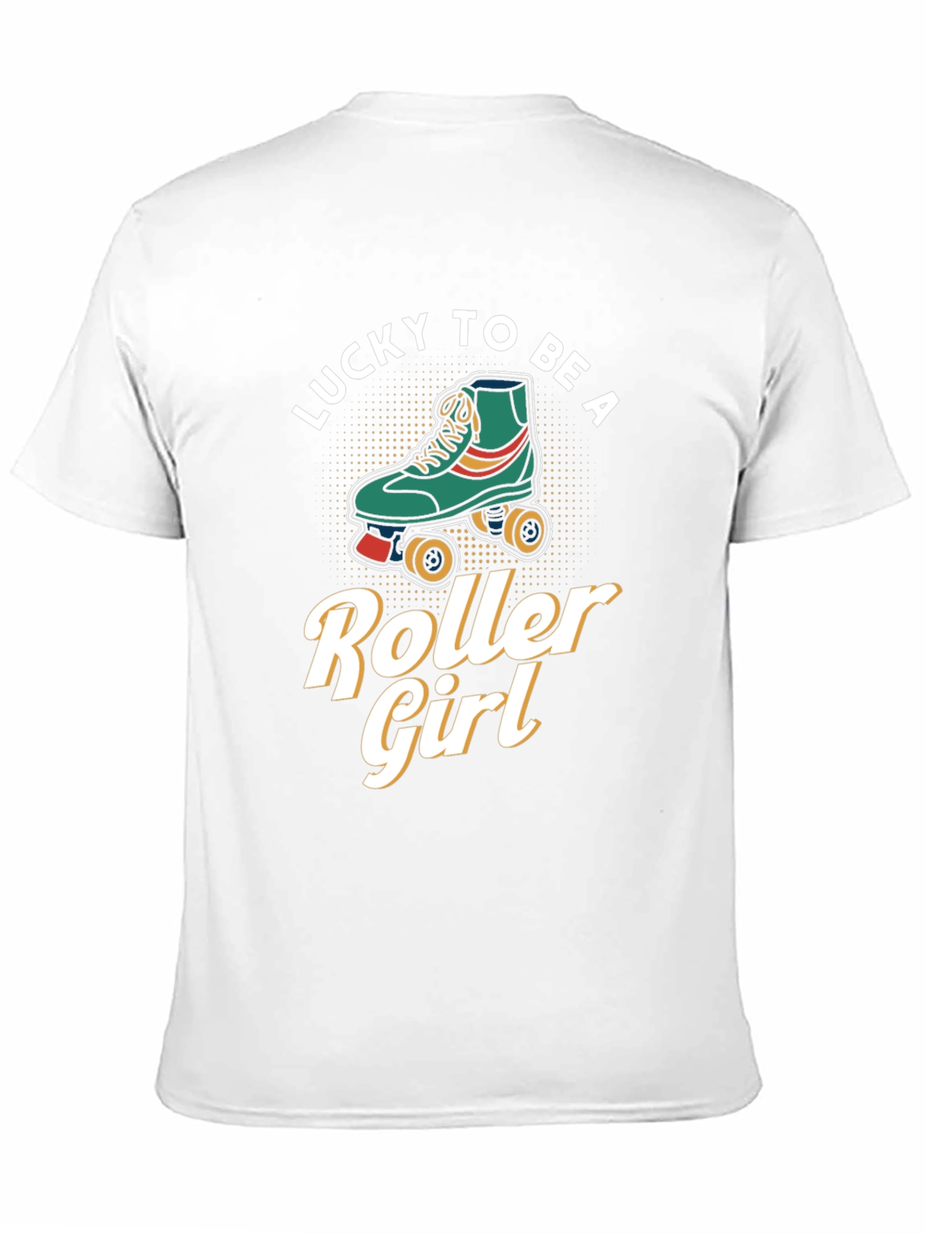 Lucky to be a Roller Girl Graphic Tee