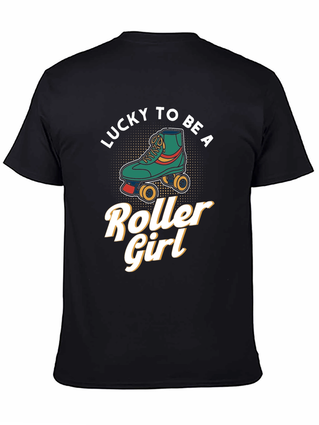 Lucky to be a Roller Girl Graphic Tee