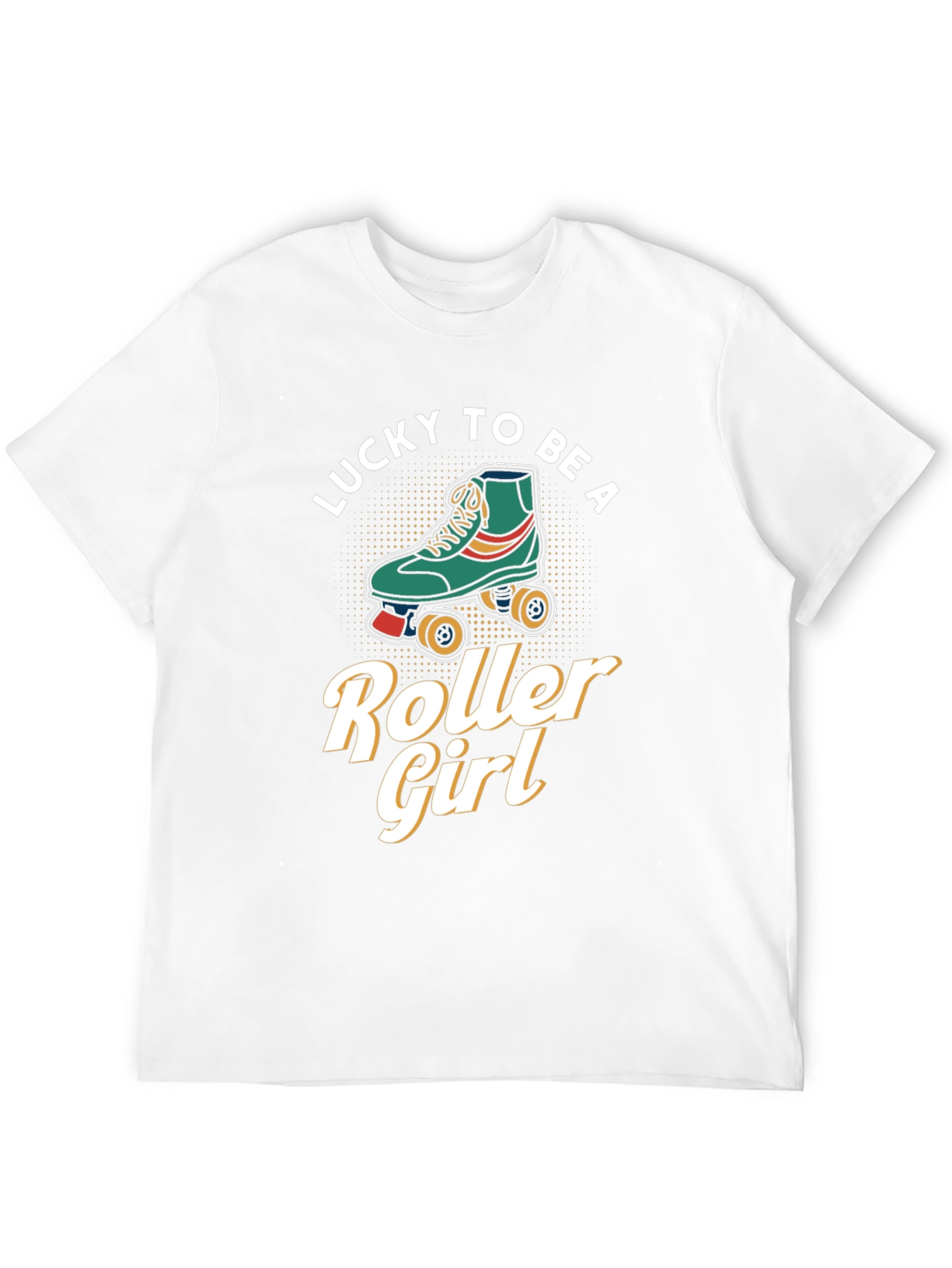 Lucky to be a Roller Girl Graphic Tee
