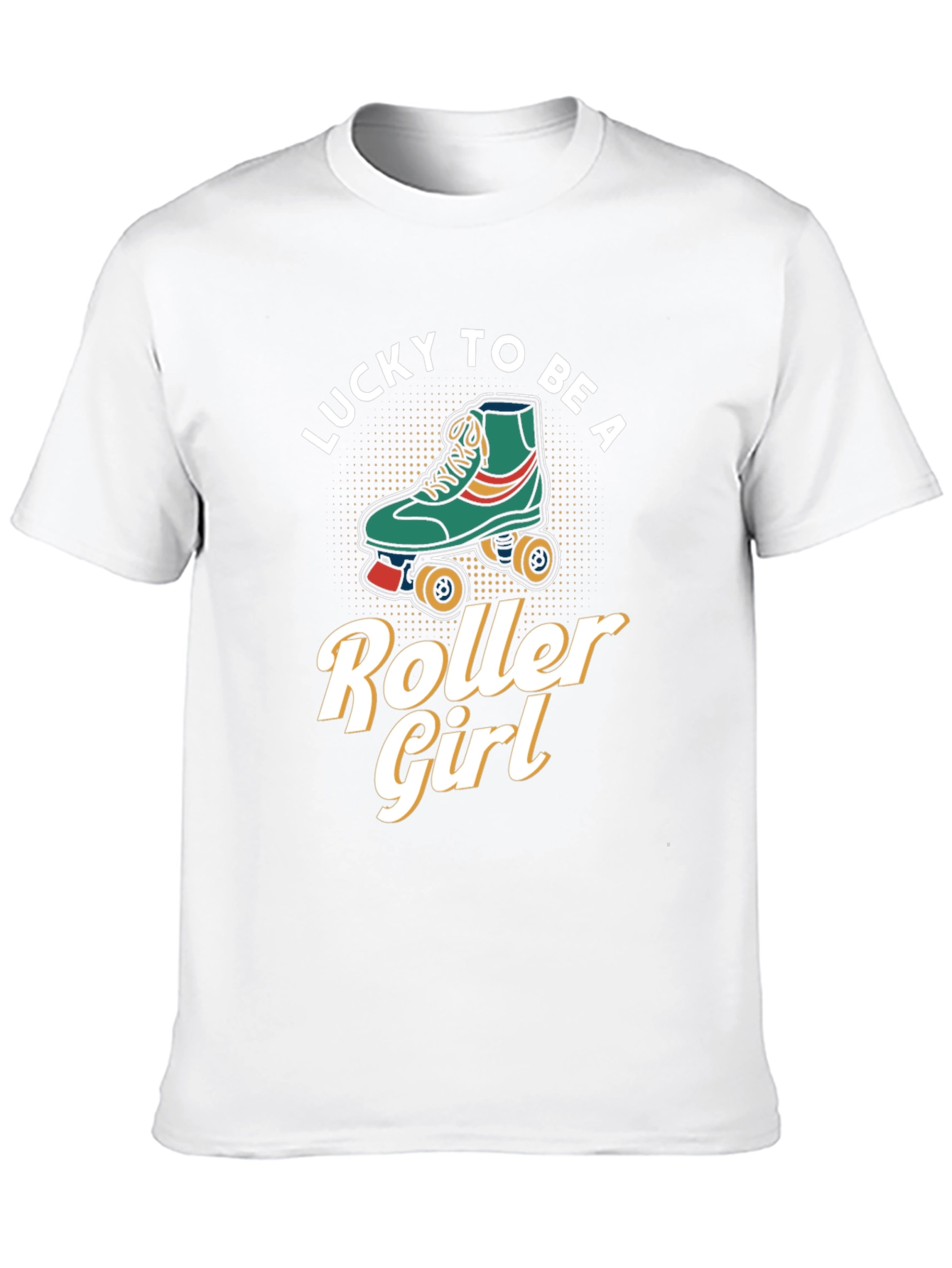 Lucky to be a Roller Girl Graphic Tee