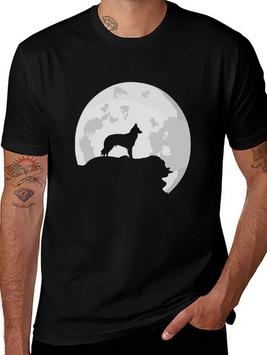Wolf Moon T-Shirt - Black