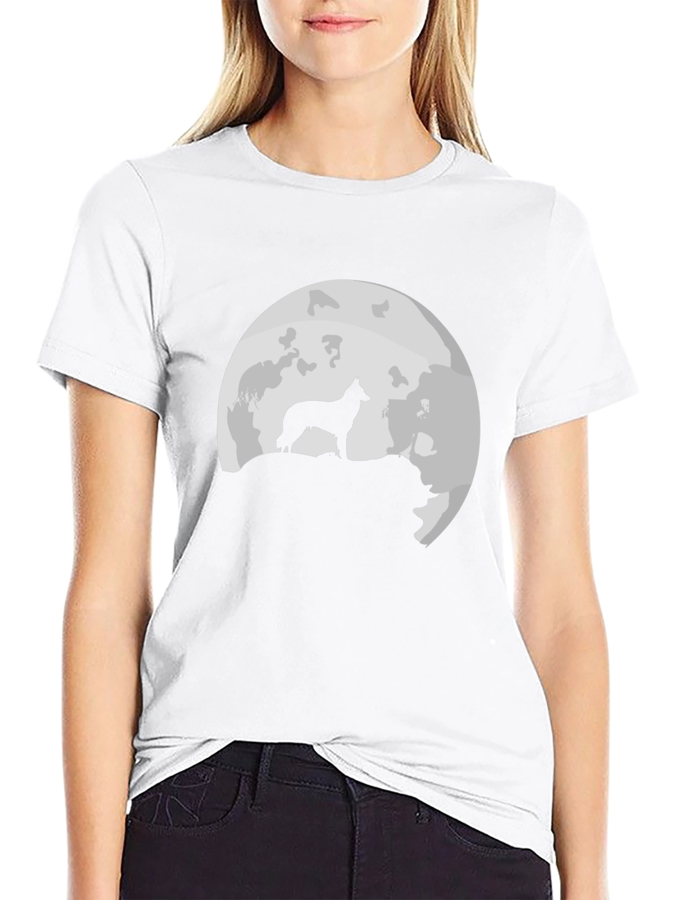Wolf Moon T-Shirt - Black