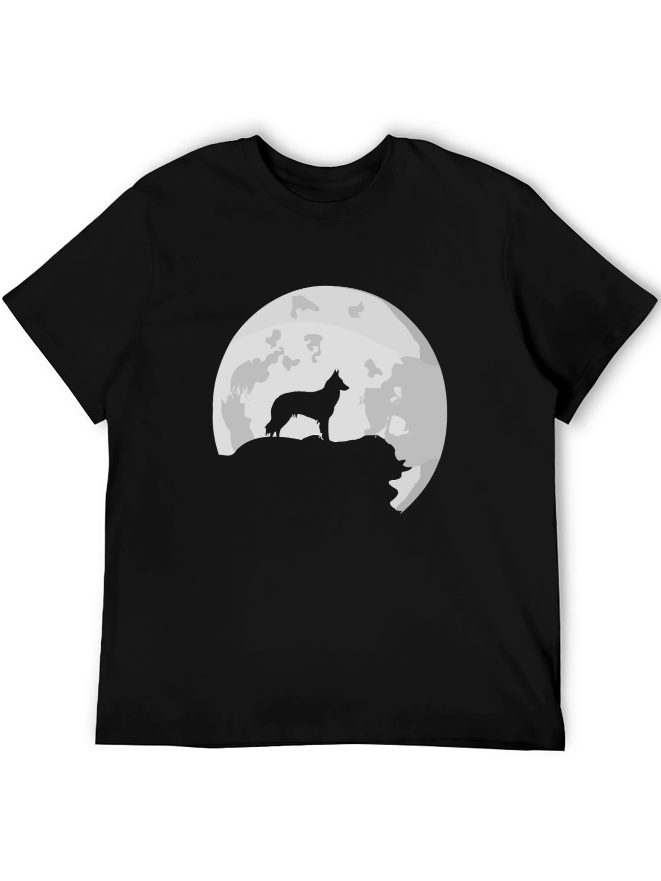 Wolf Moon T-Shirt - Black