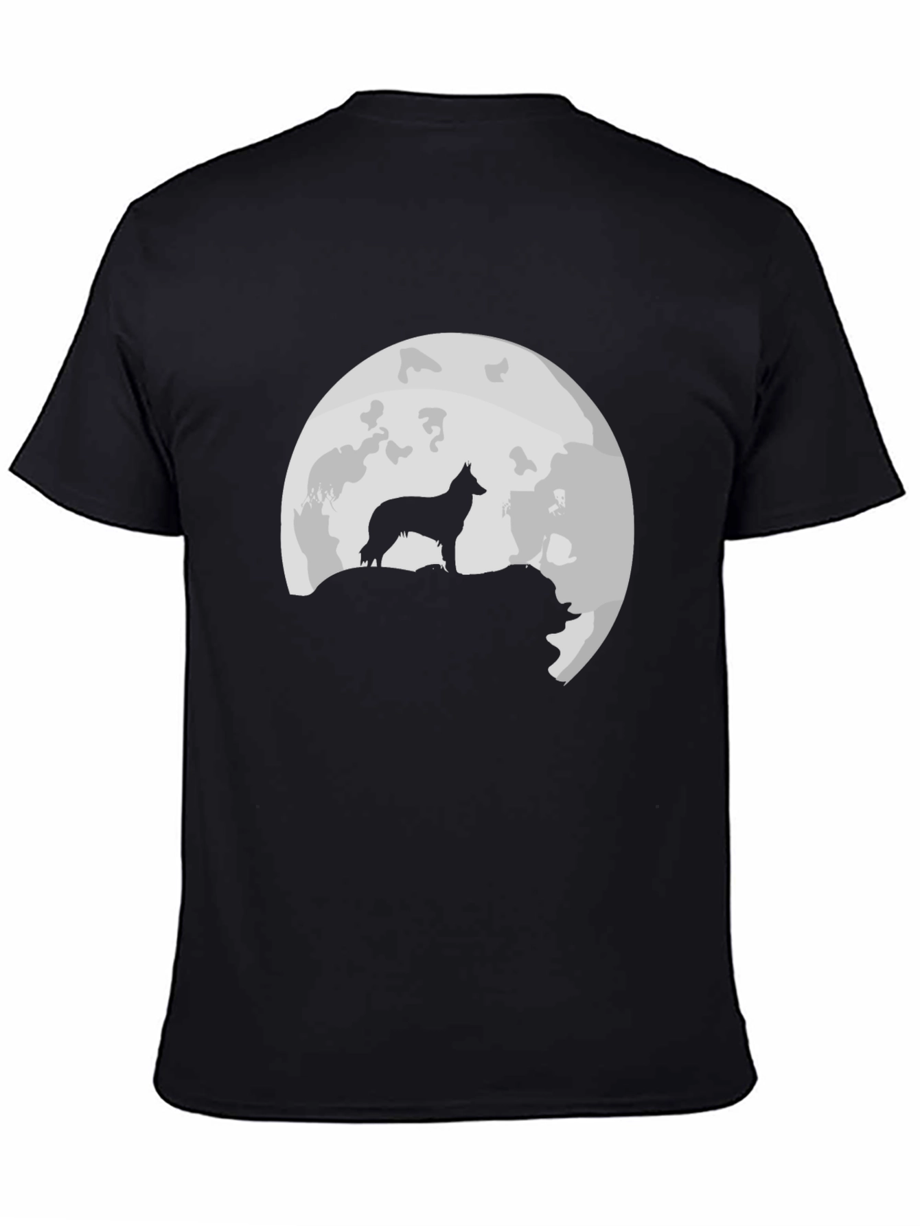 Wolf Moon T-Shirt - Black