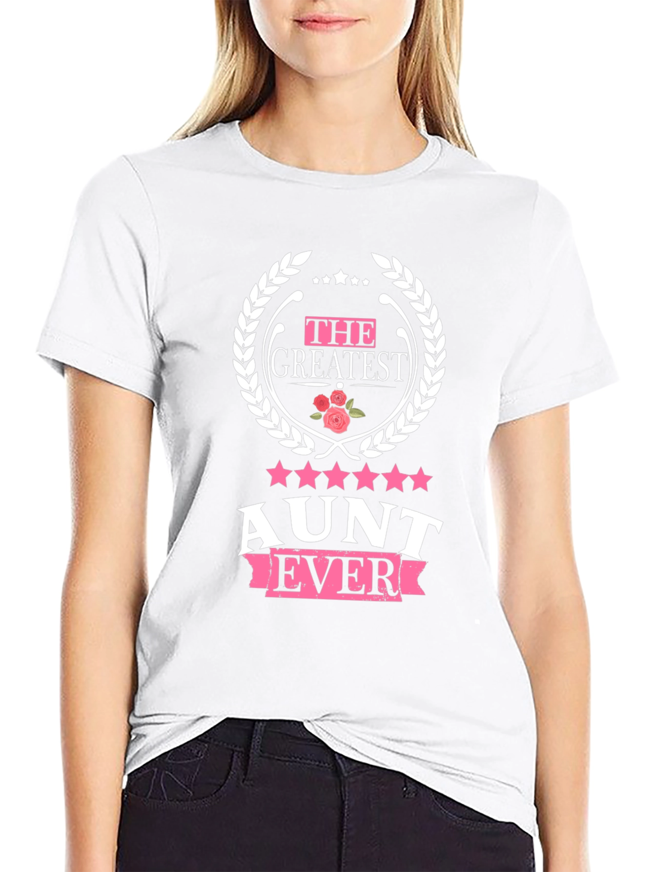 Greatest Aunt Ever Black T-Shirt