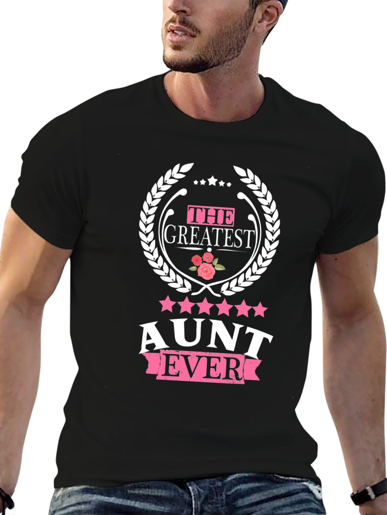 Greatest Aunt Ever Black T-Shirt