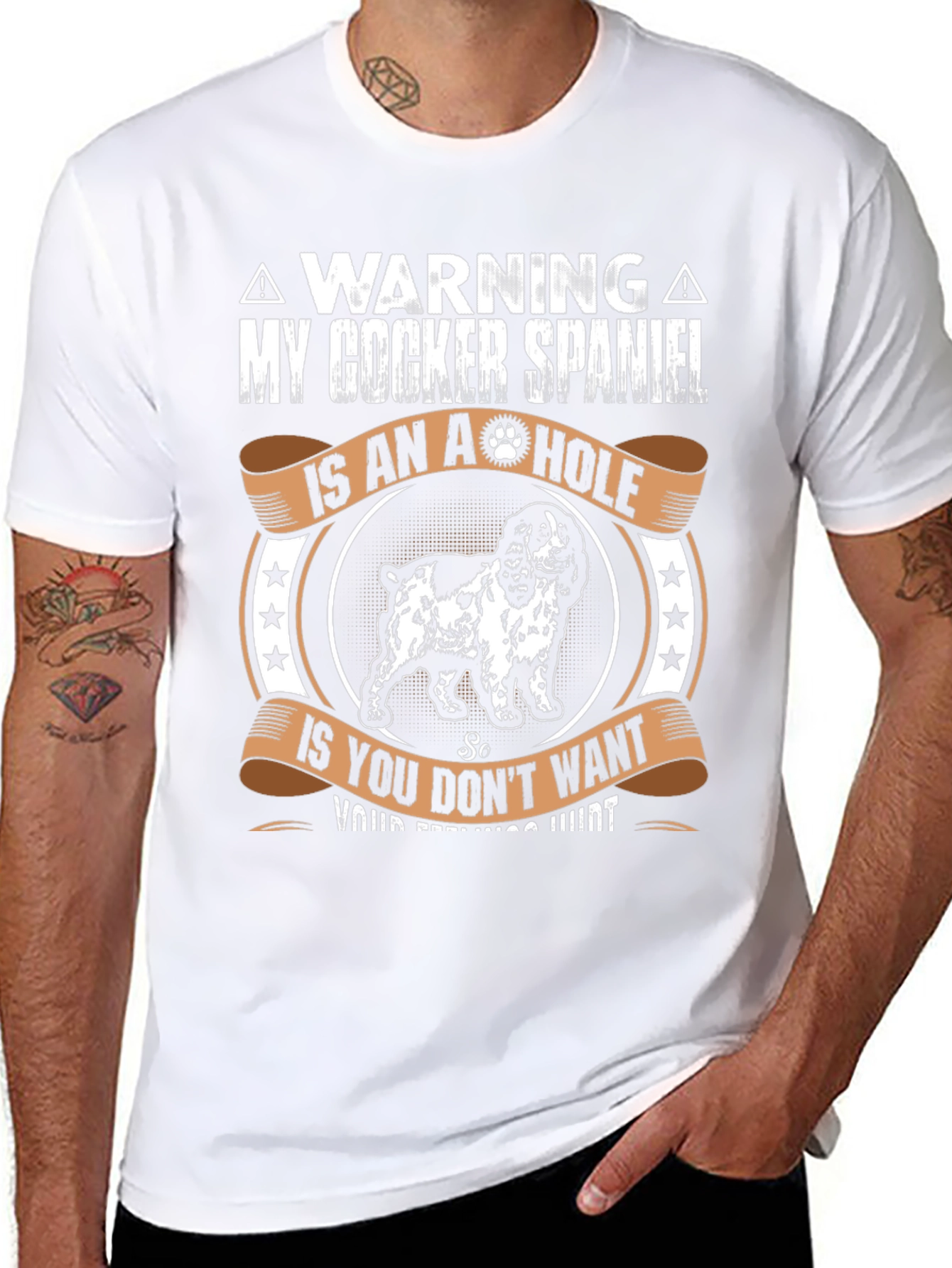 Cocker Spaniel Funny Dog T-Shirt