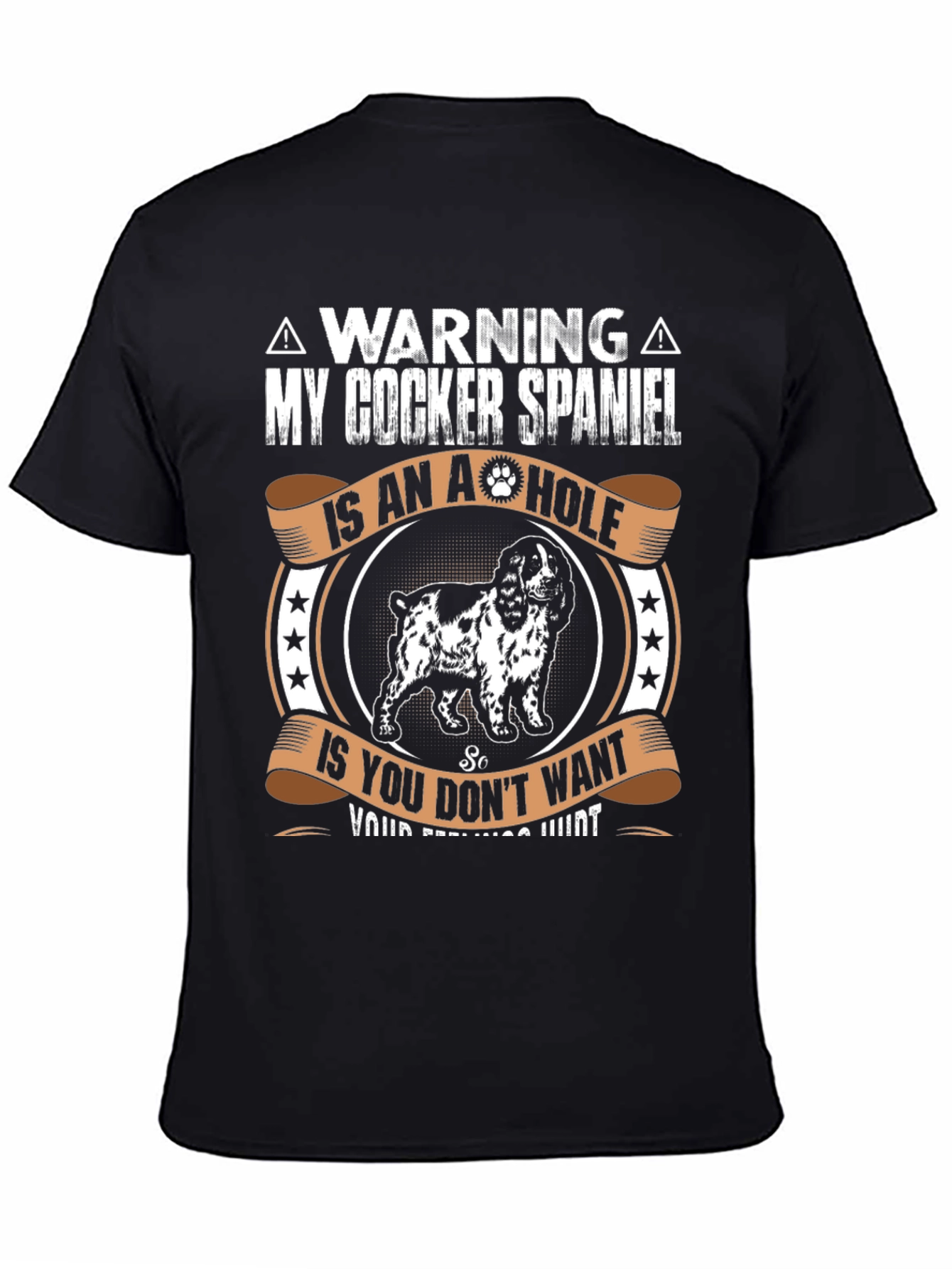 Cocker Spaniel Funny Dog T-Shirt
