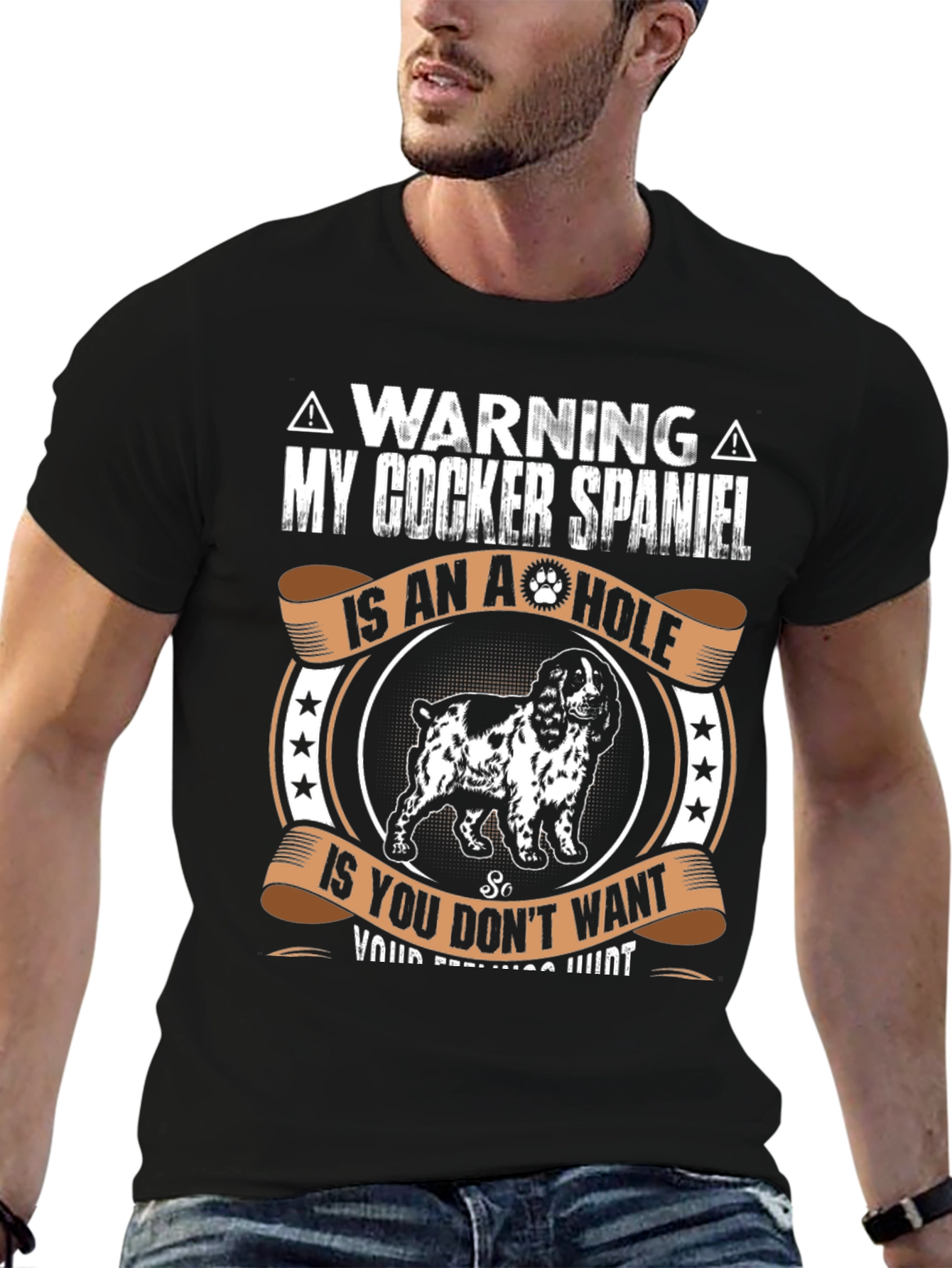 Cocker Spaniel Funny Dog T-Shirt