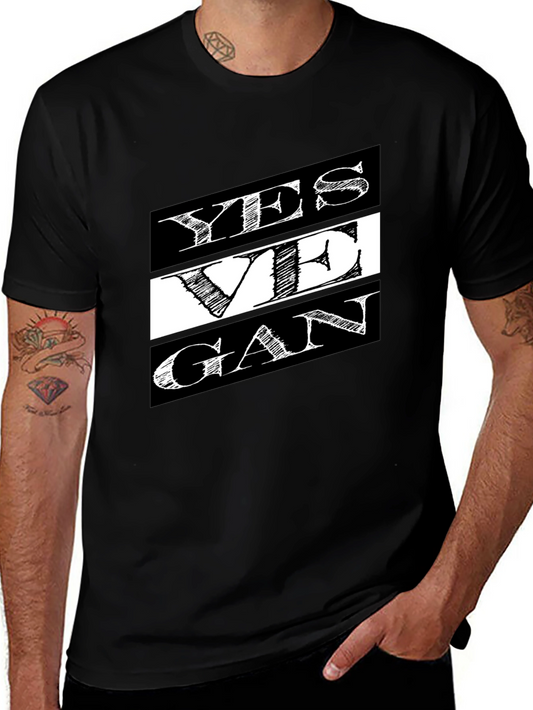 Yes Vegan T-Shirt - Black