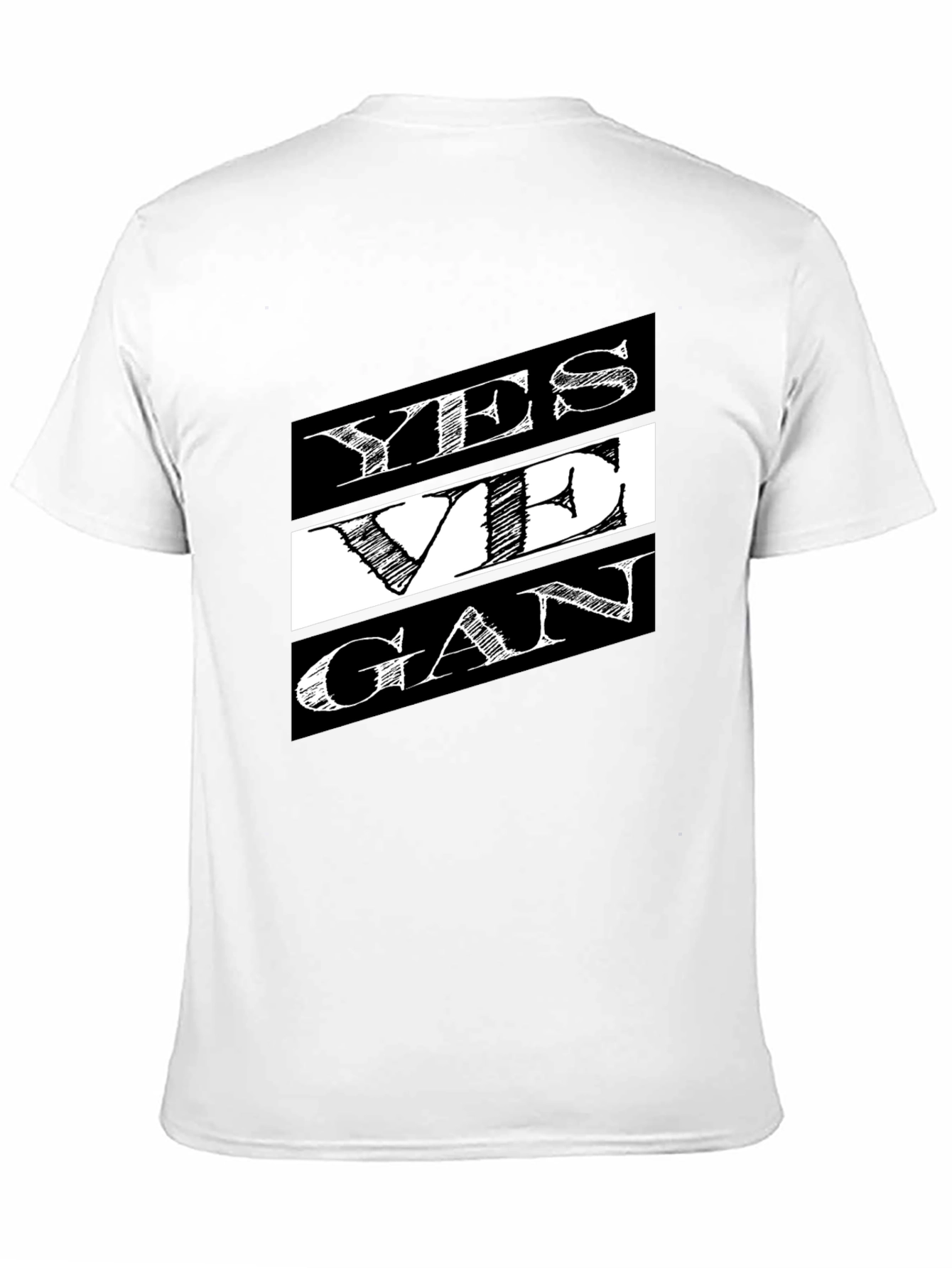 Yes Vegan T-Shirt - Black