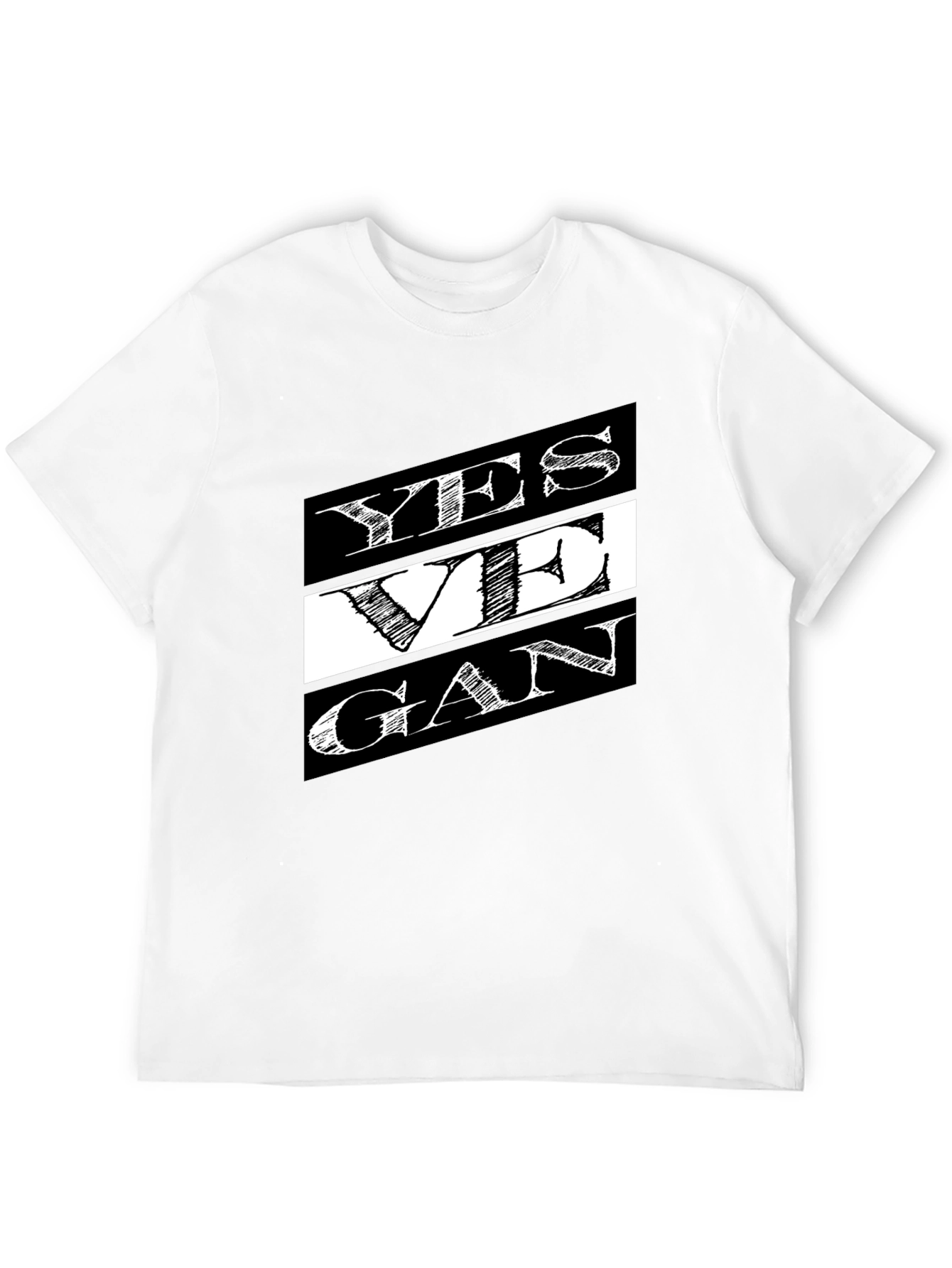 Yes Vegan T-Shirt - Black