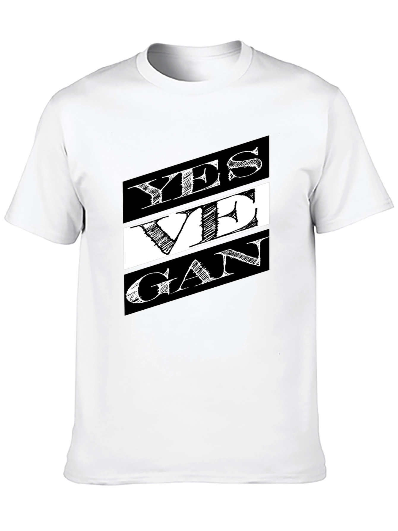 Yes Vegan T-Shirt - Black