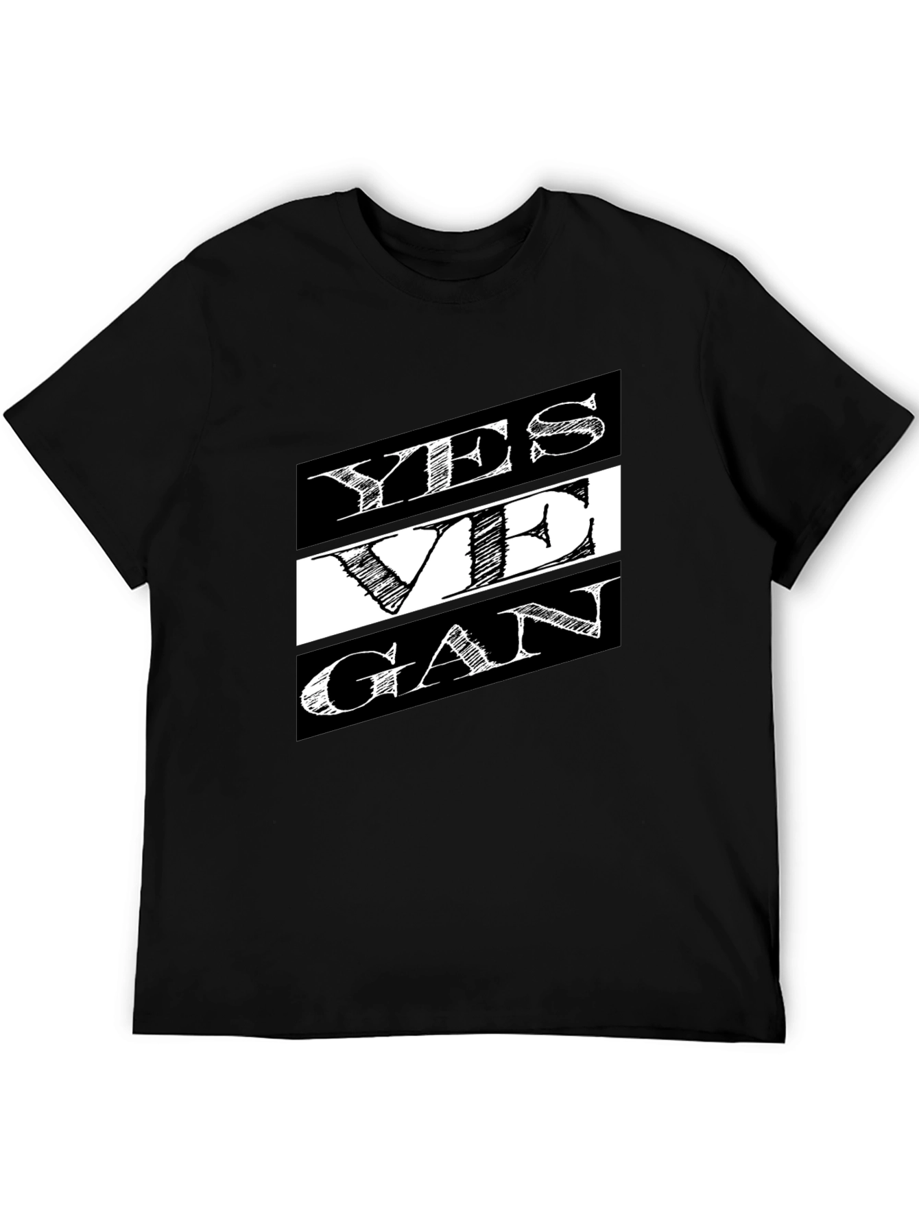 Yes Vegan T-Shirt - Black