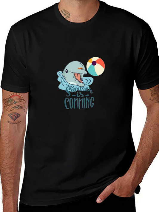 Summer Swimming Dolphin Tee