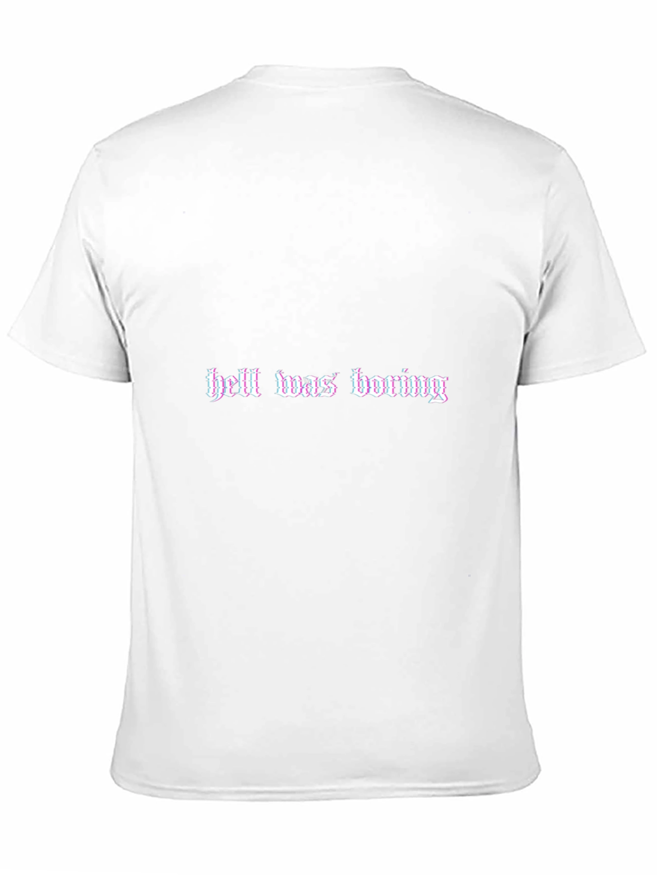 Hell Was Boring Black Graphic Tee