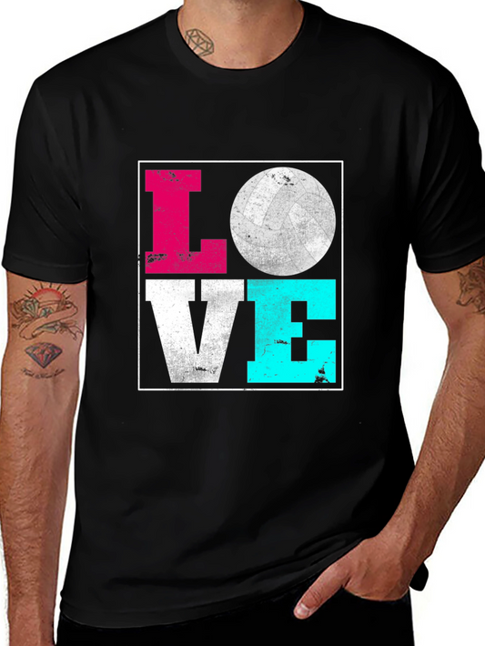 Love Volleyball Graphic T-Shirt