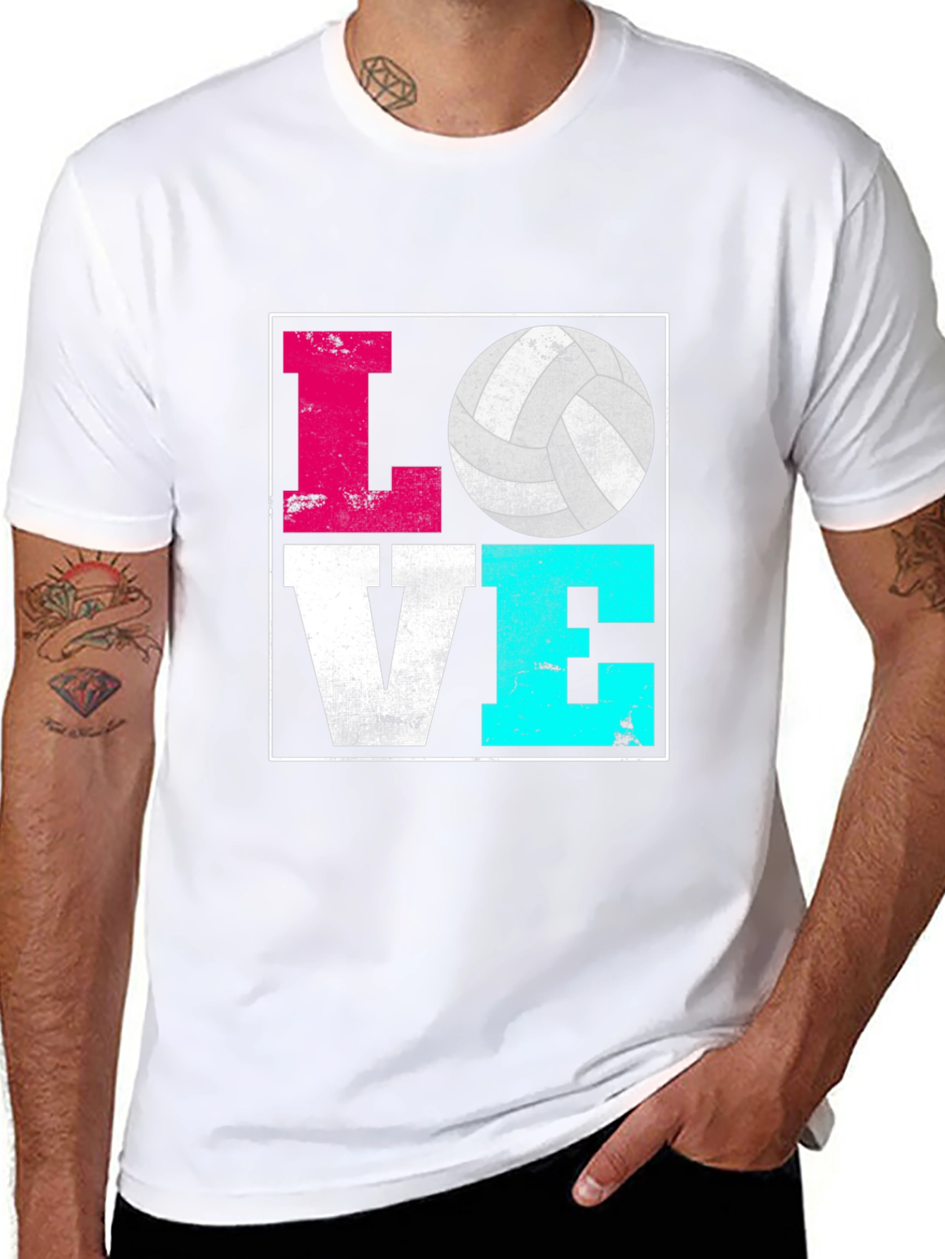 Love Volleyball Graphic T-Shirt