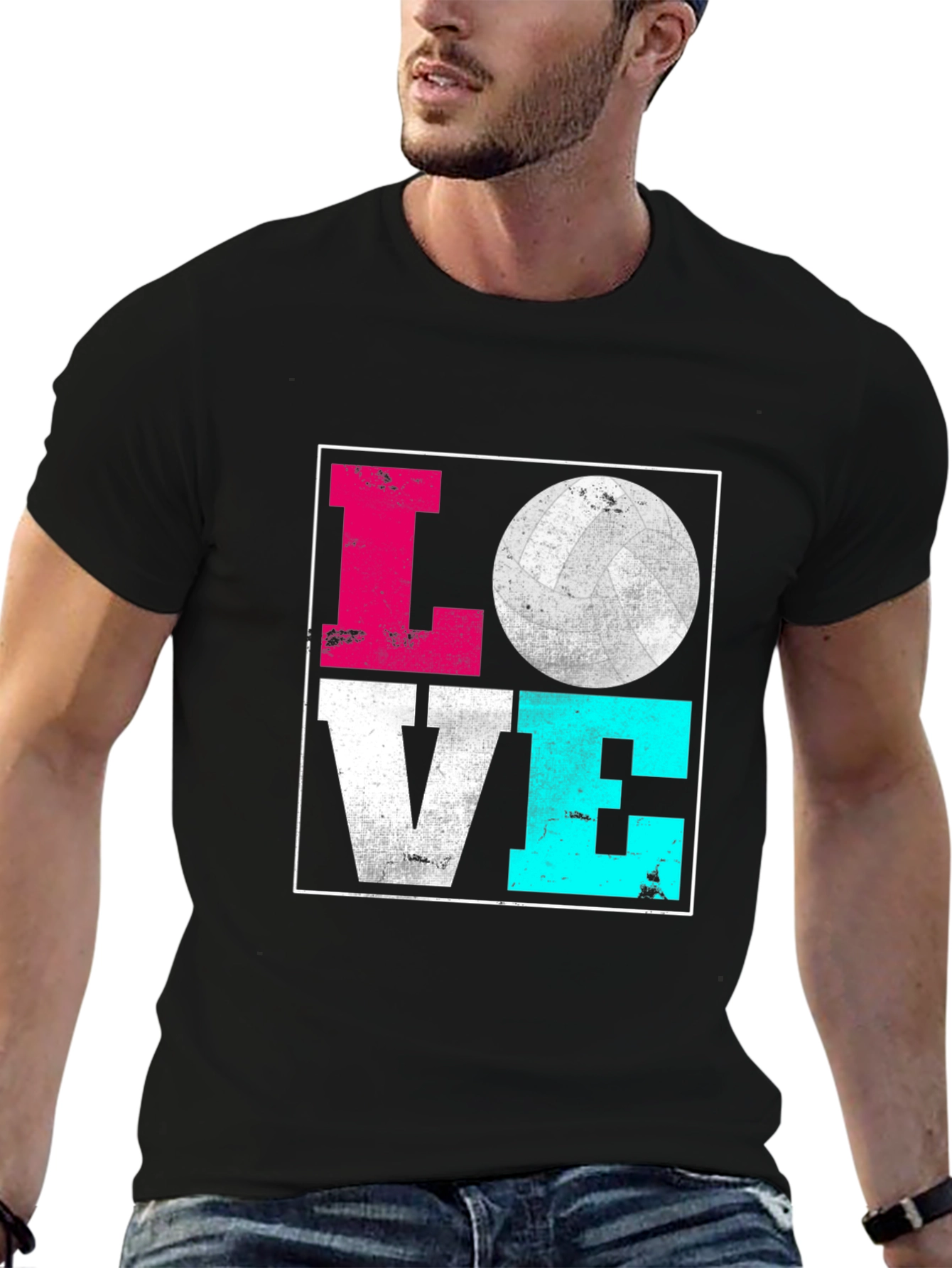 Love Volleyball Graphic T-Shirt