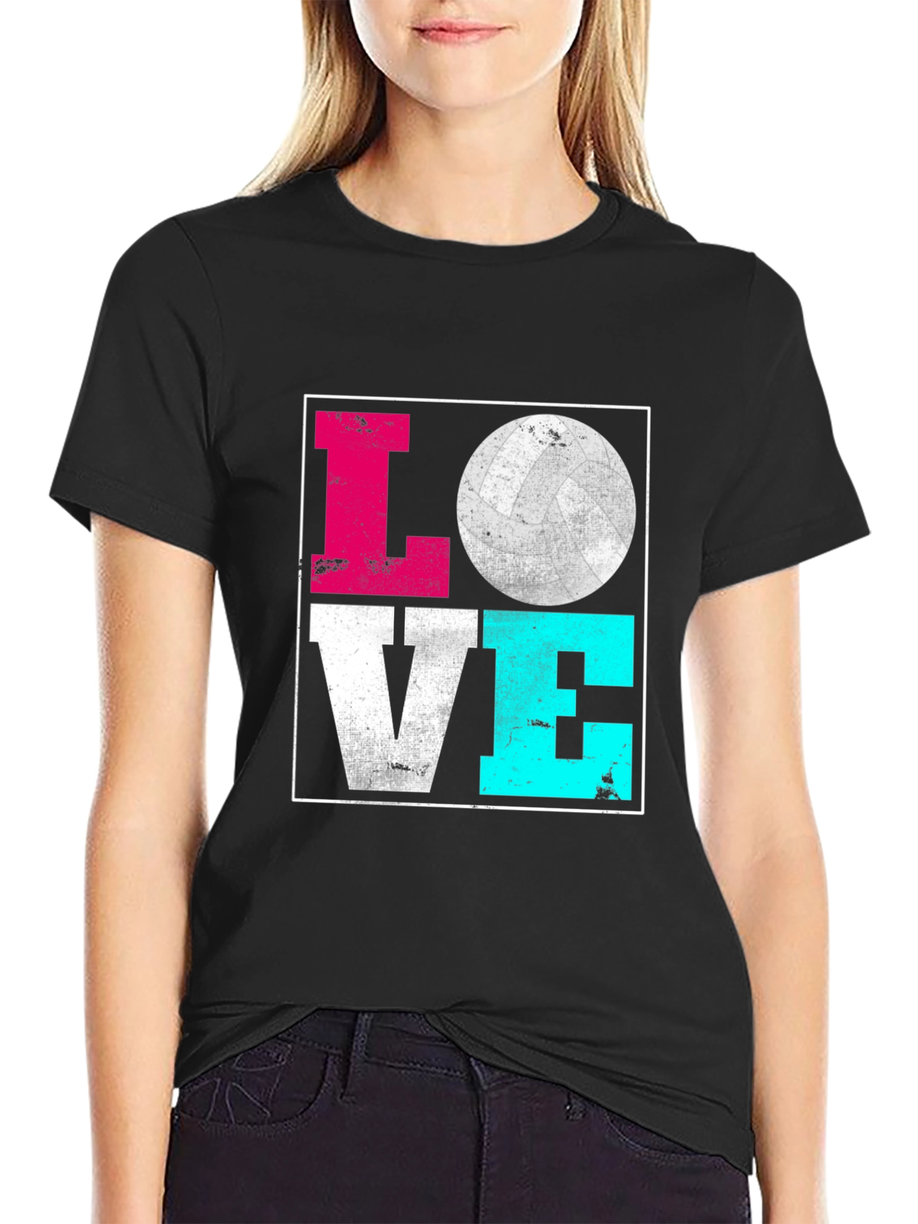 Love Volleyball Graphic T-Shirt