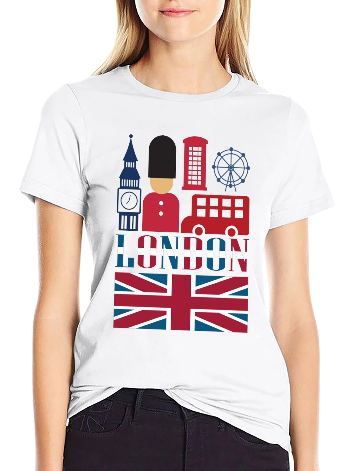 London Souvenir T-Shirt: British Icons Tee