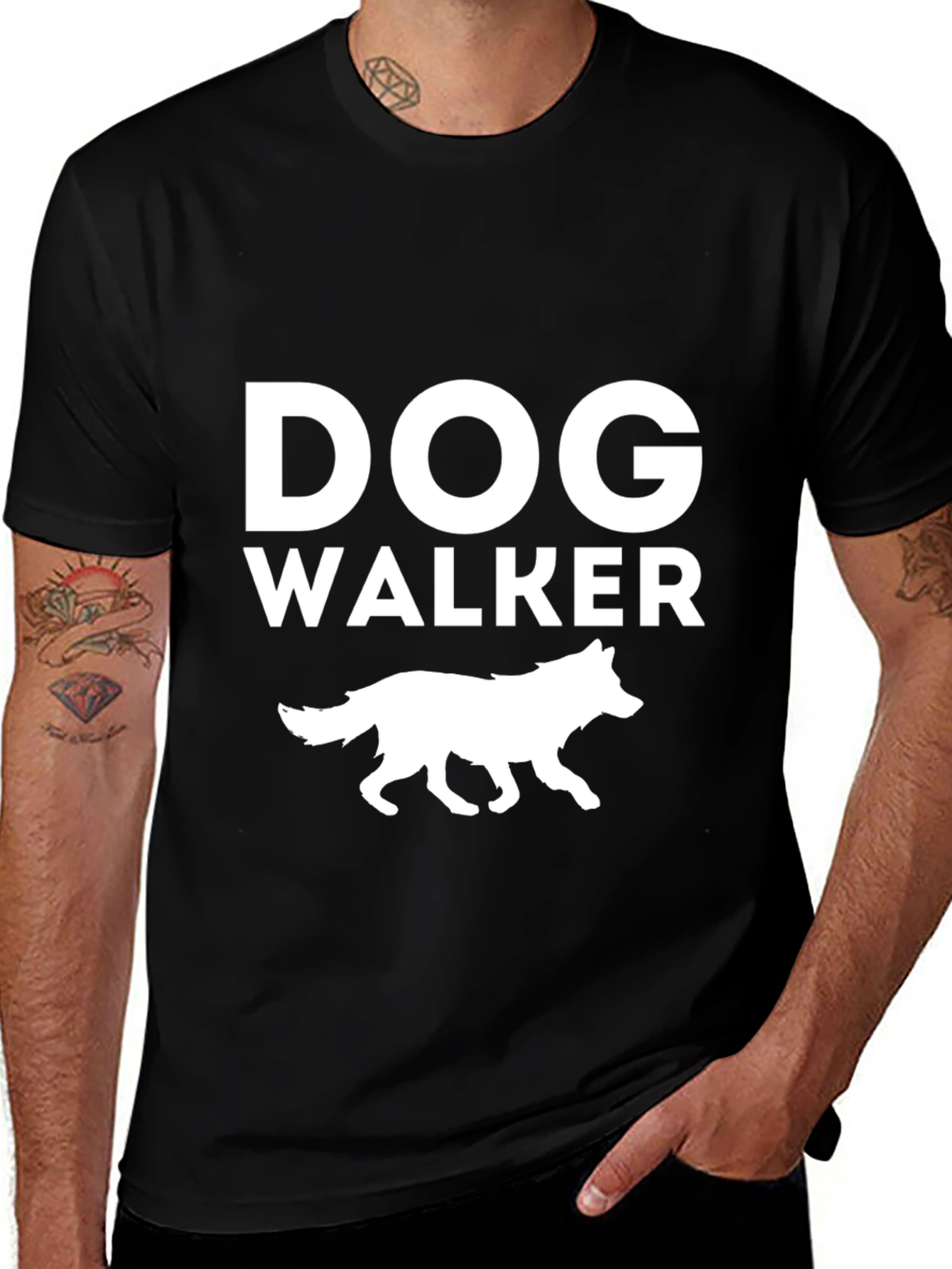 Dog Walker Graphic T-Shirt