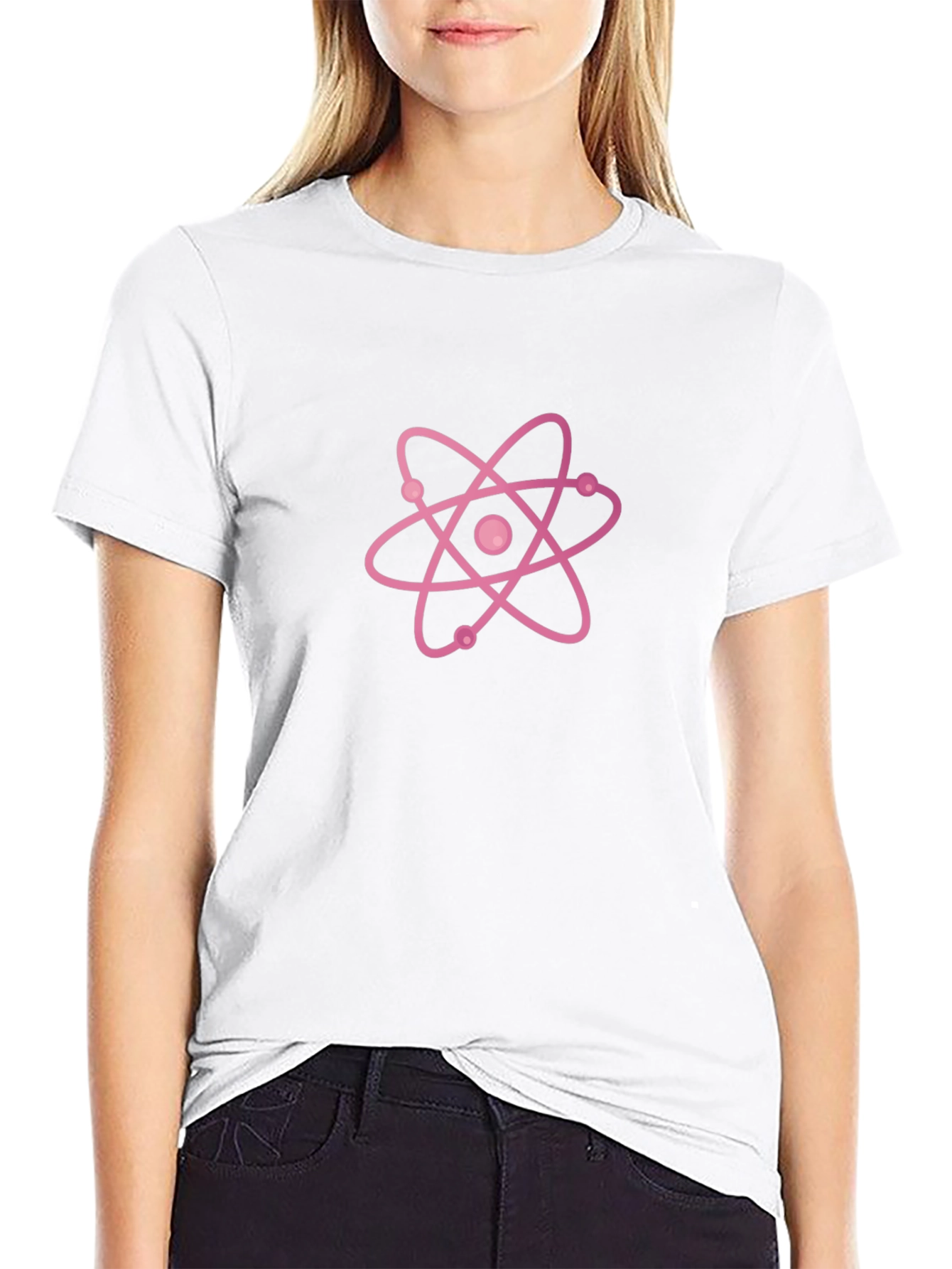 Atom Symbol Graphic Tee - Science Inspired Design