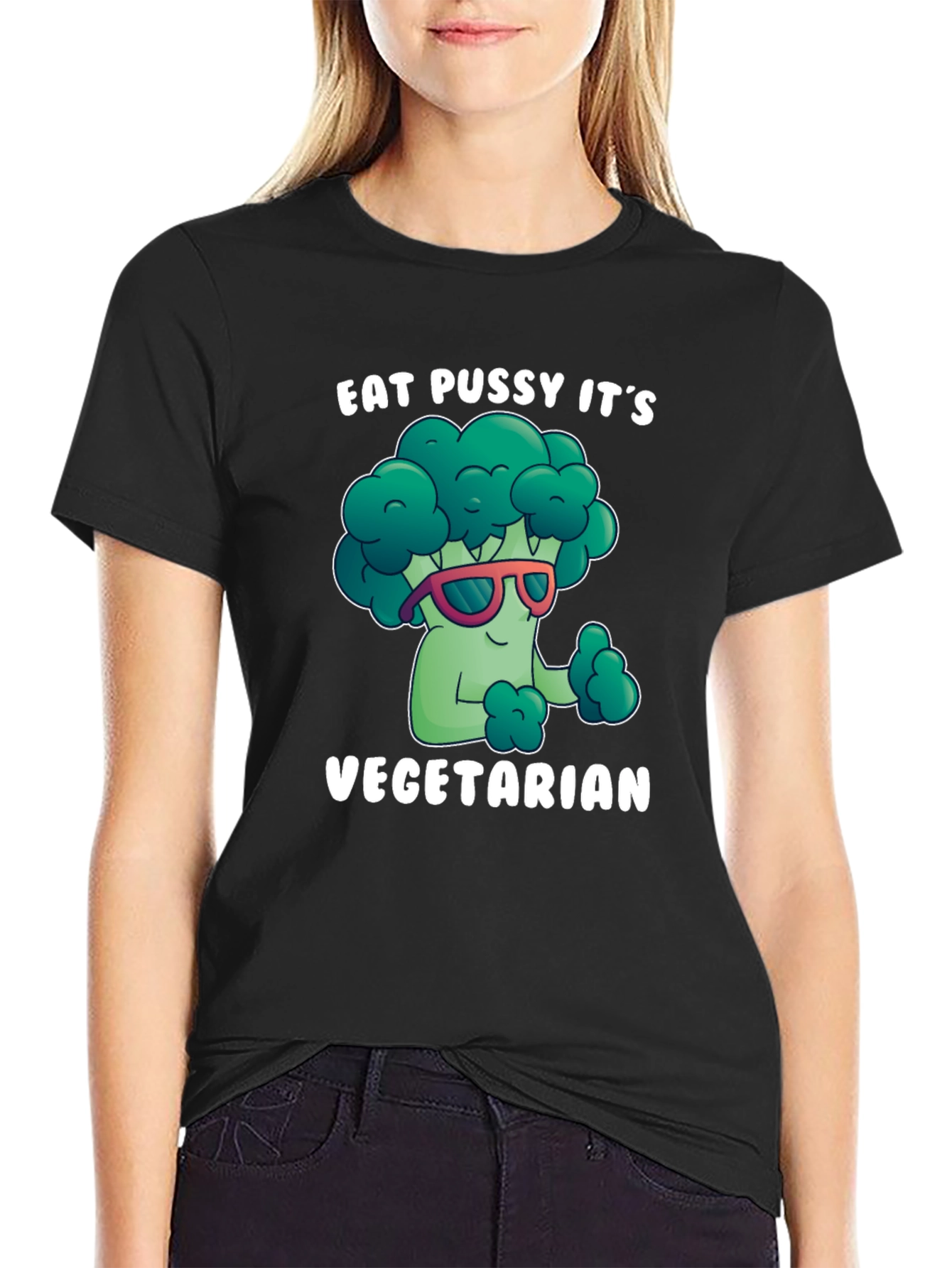 Eat Pussy Its Vegetarian Graphic Tee