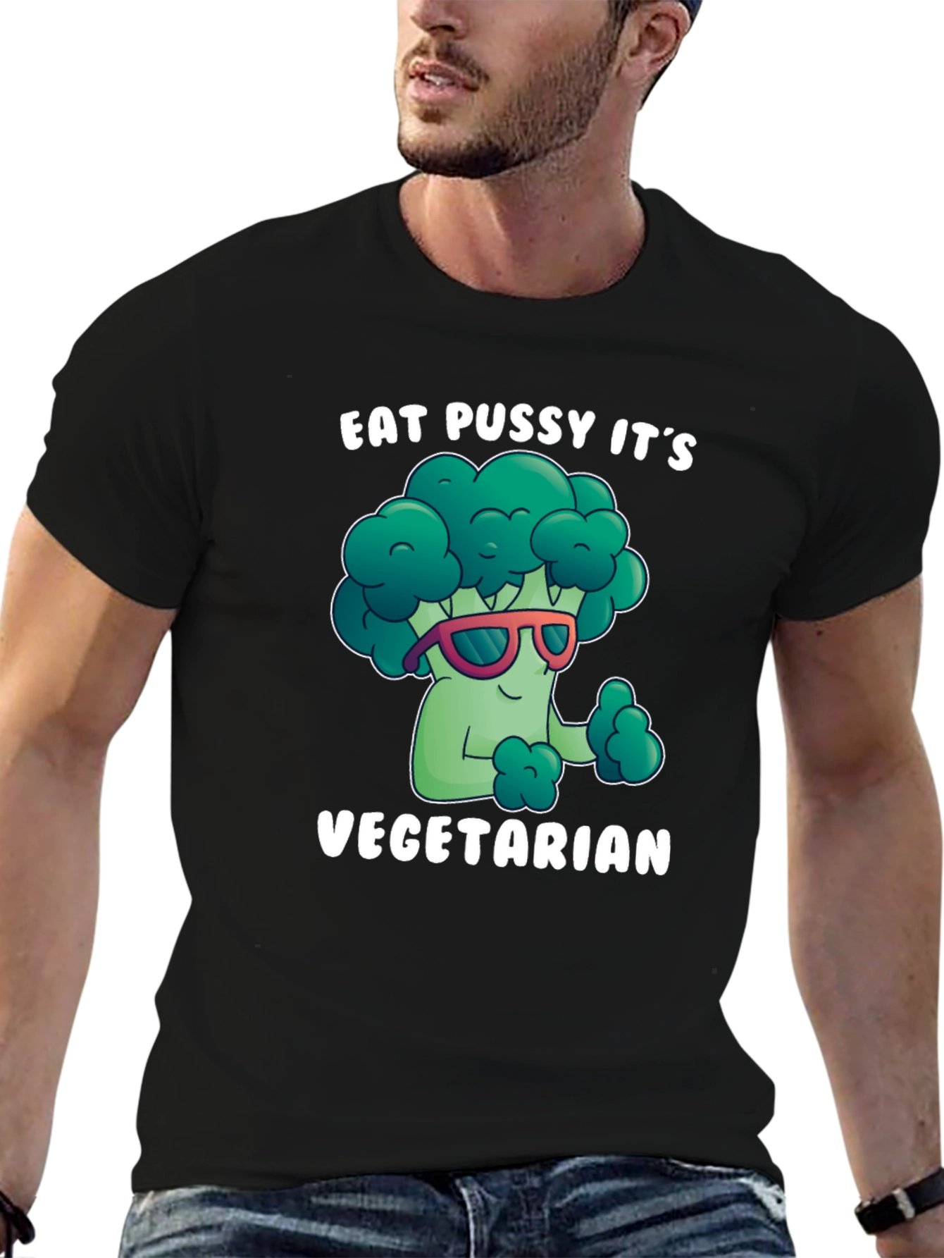 Eat Pussy Its Vegetarian Graphic Tee