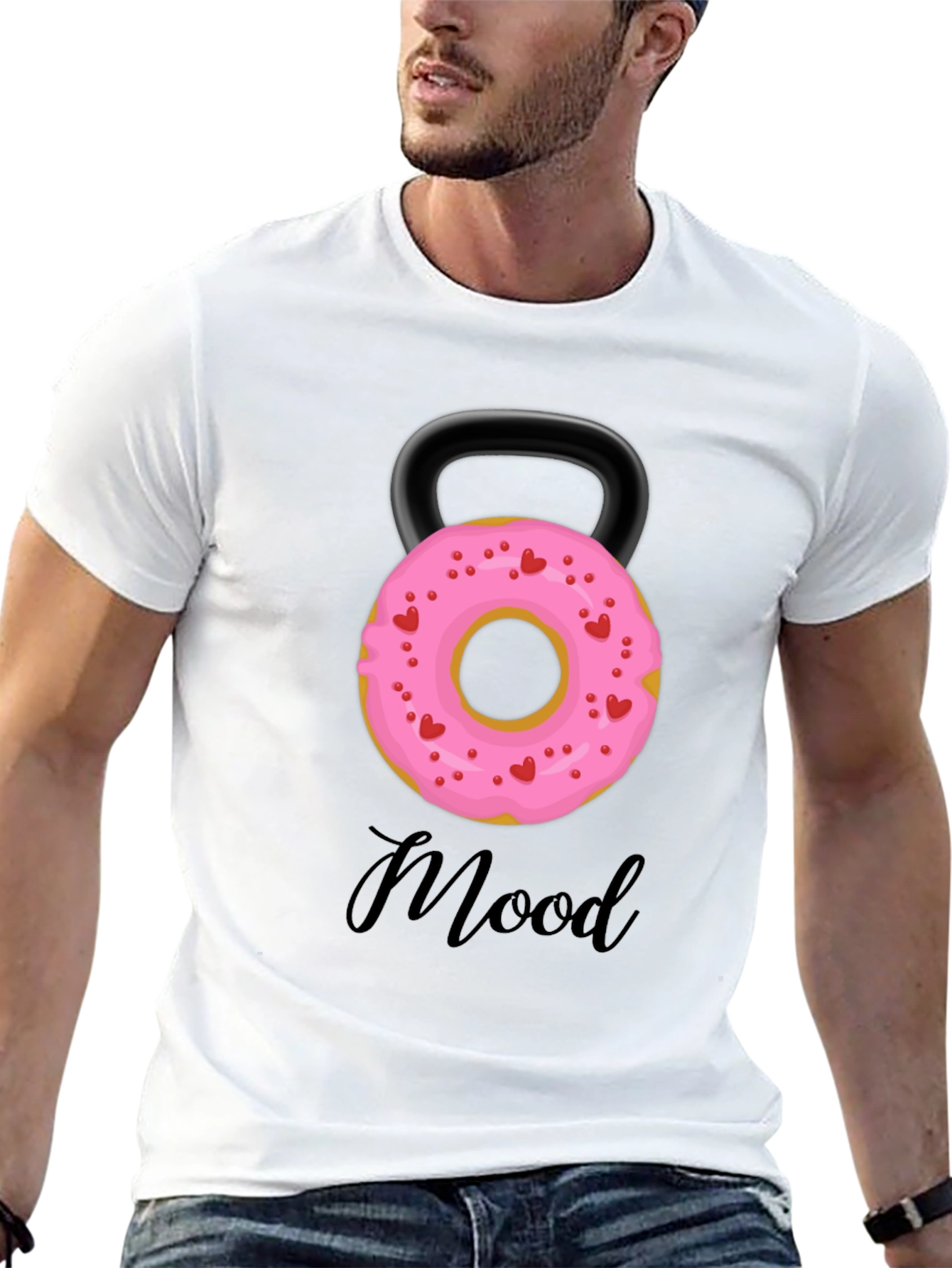 Donut Kettlebell Mood T-Shirt