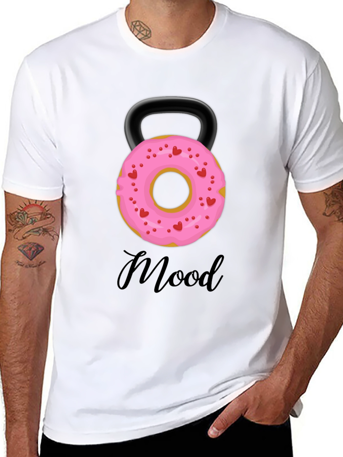 Donut Kettlebell Mood T-Shirt