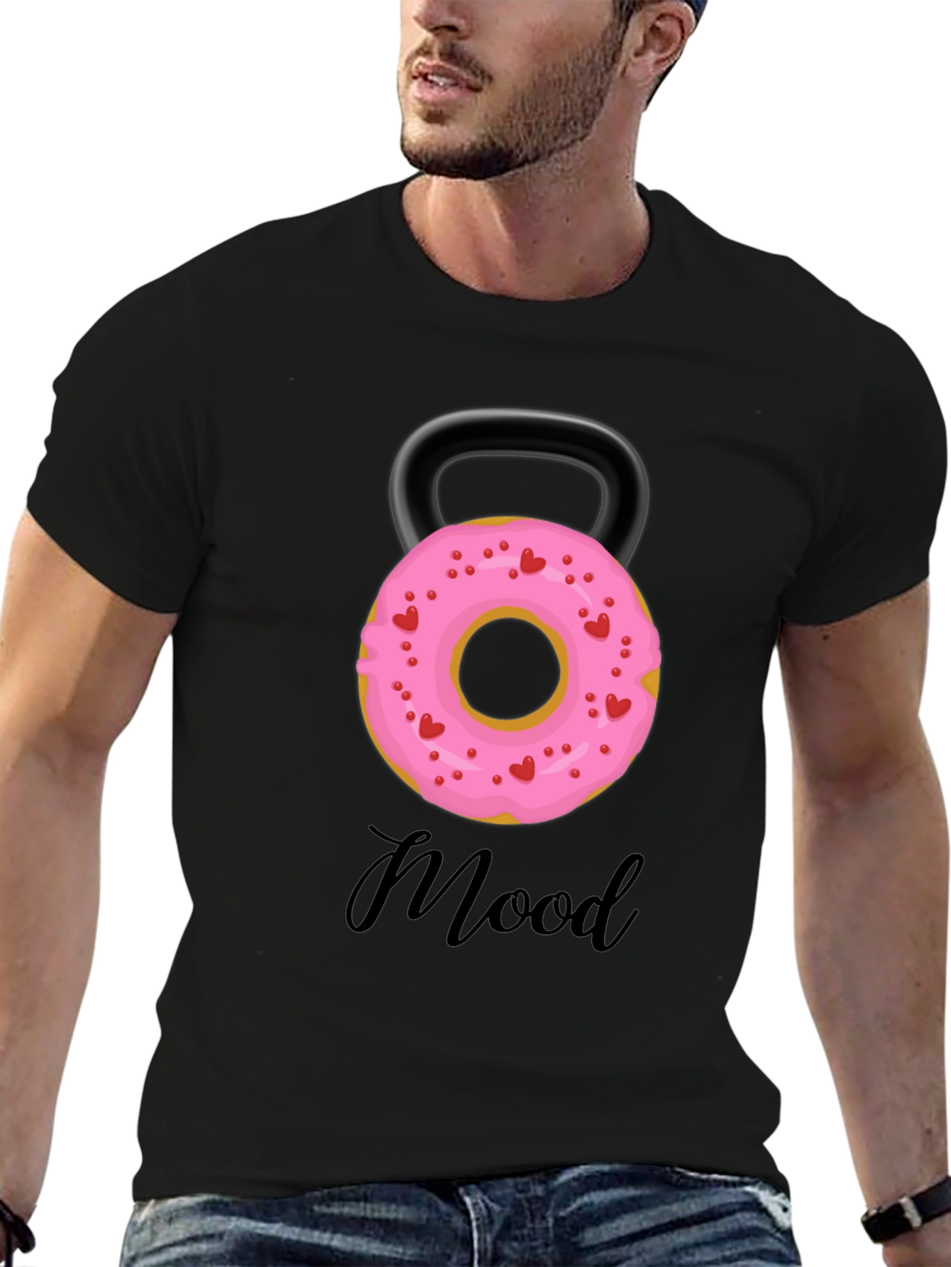 Donut Kettlebell Mood T-Shirt