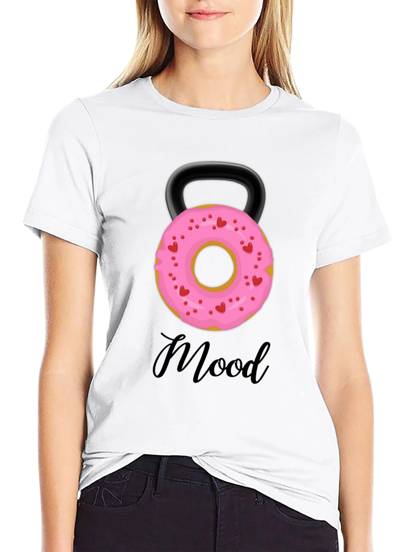 Donut Kettlebell Mood T-Shirt