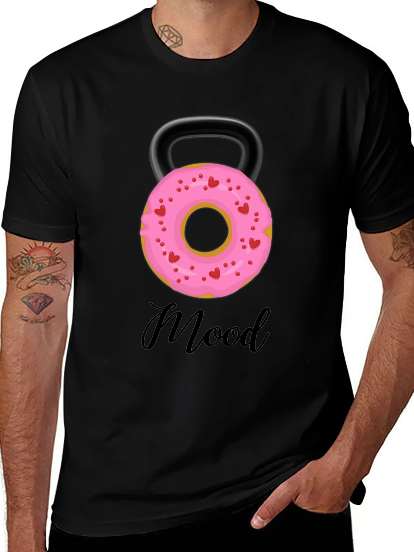 Donut Kettlebell Mood T-Shirt