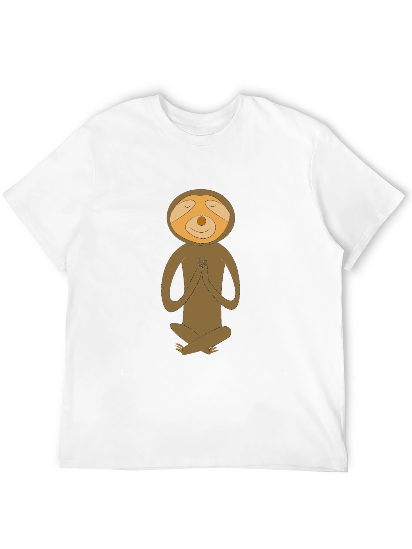 Meditating Sloth Graphic Tee - Relaxed Fit