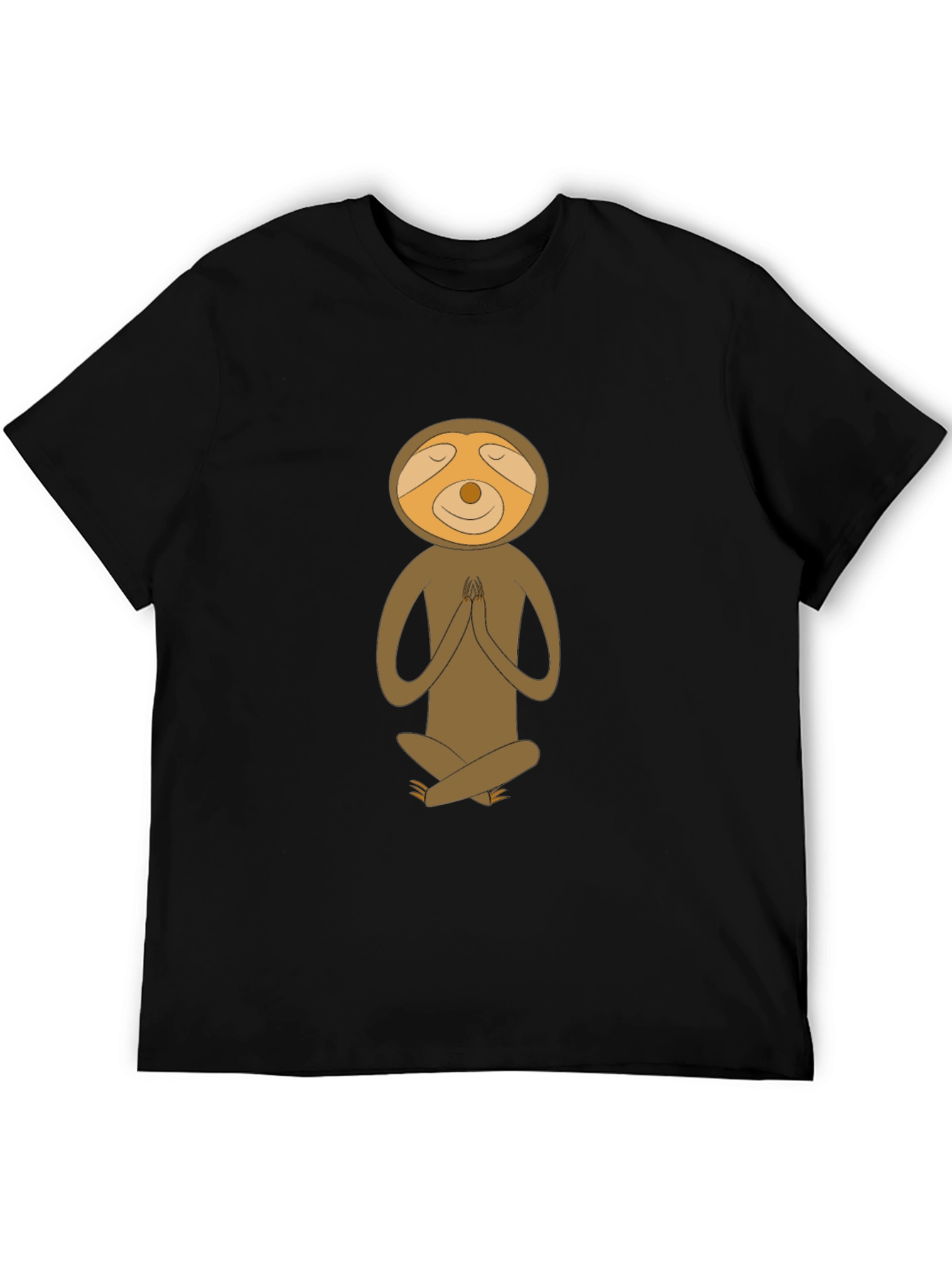 Meditating Sloth Graphic Tee - Relaxed Fit