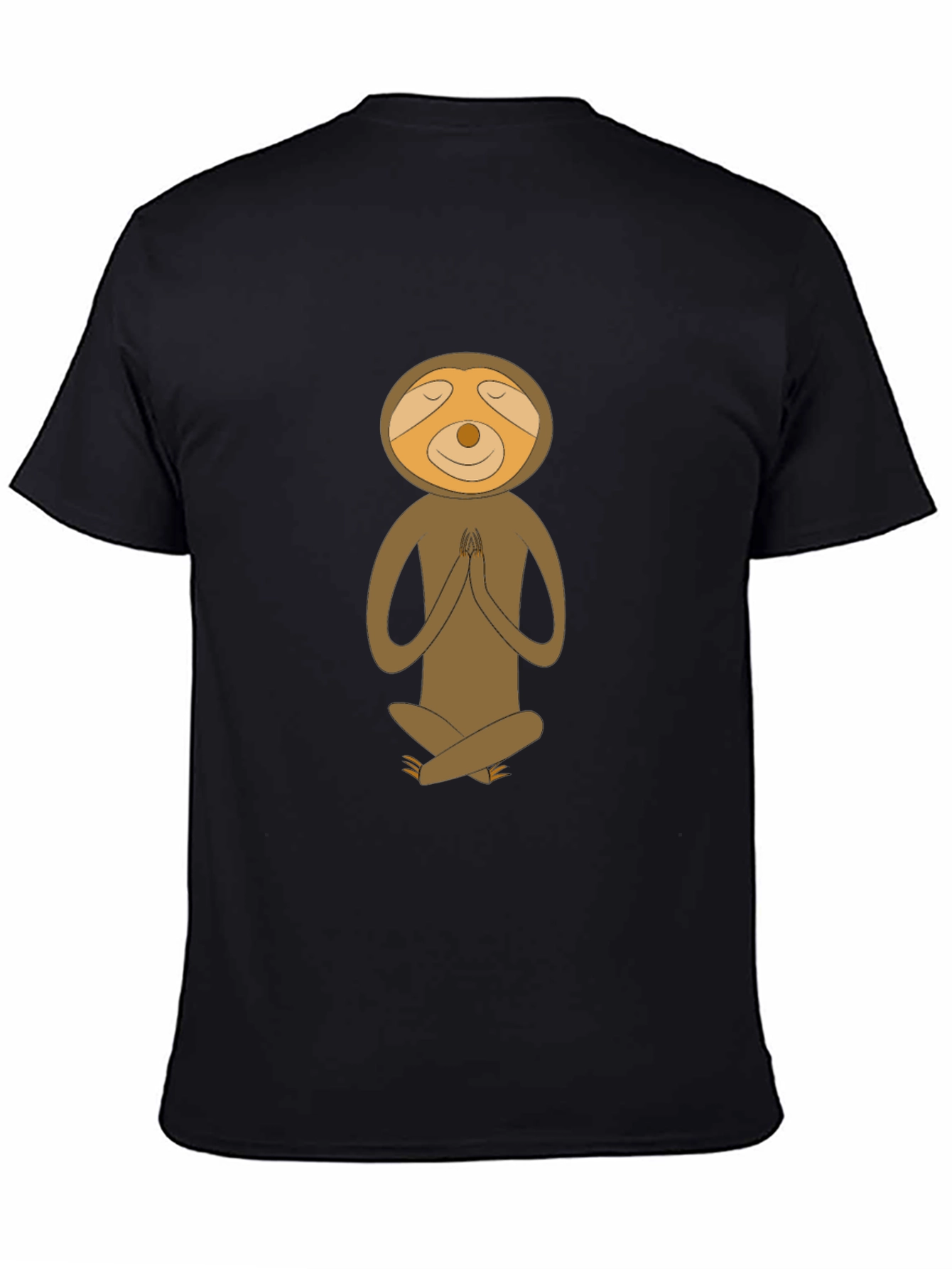 Meditating Sloth Graphic Tee - Relaxed Fit