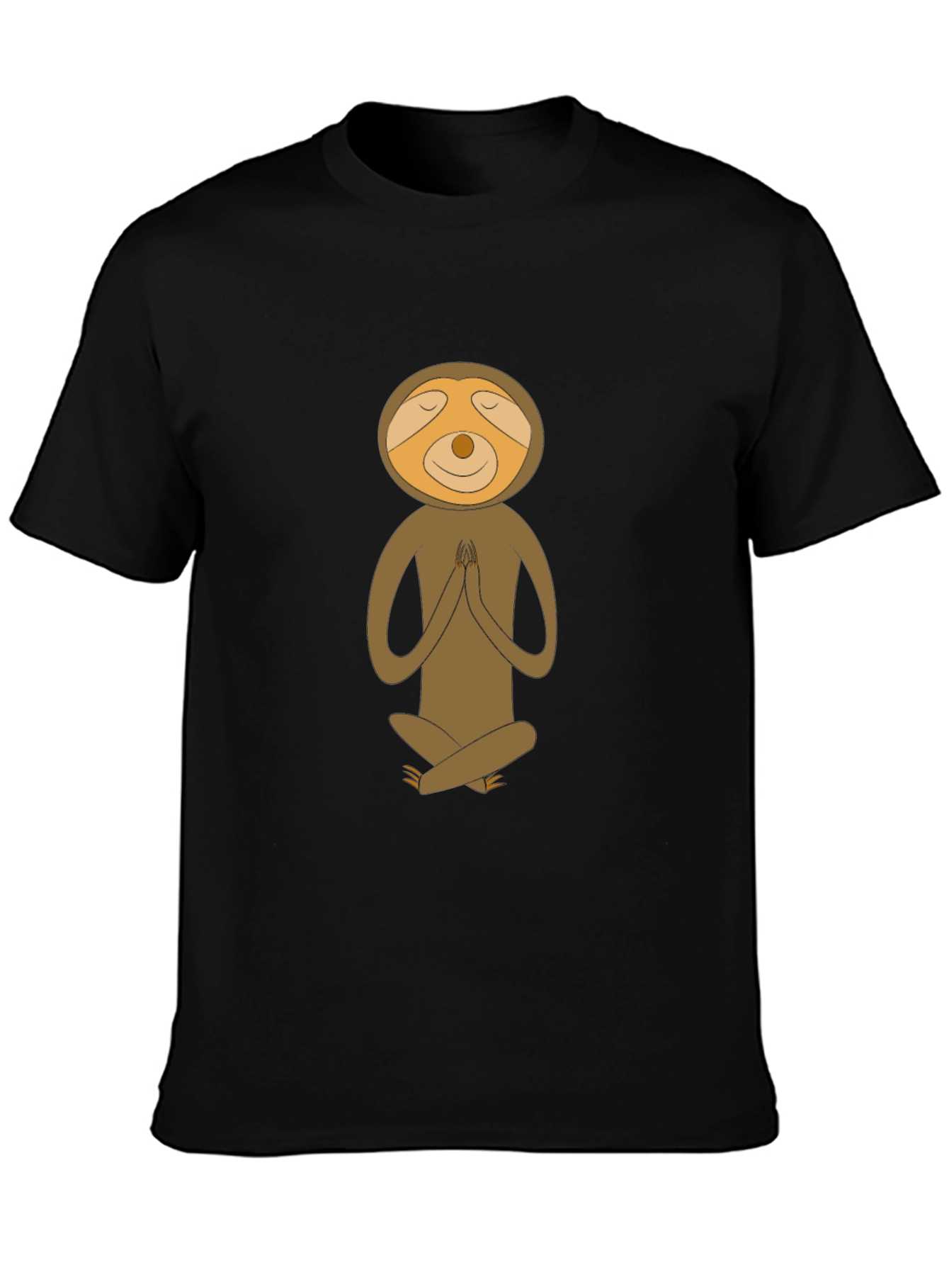 Meditating Sloth Graphic Tee - Relaxed Fit