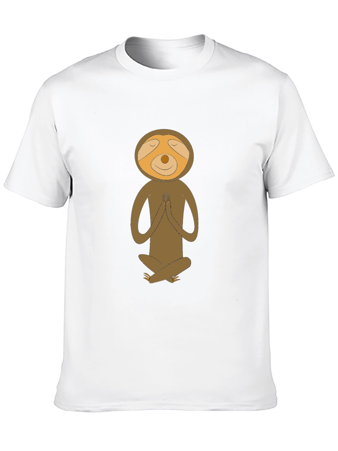 Meditating Sloth Graphic Tee - Relaxed Fit