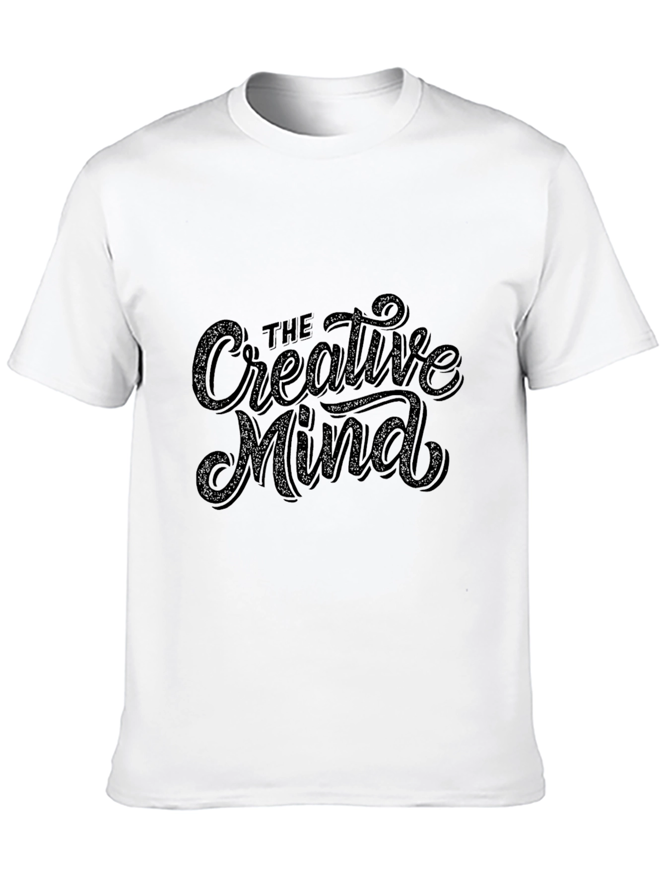 Creative Mind Graphic Black T-Shirt