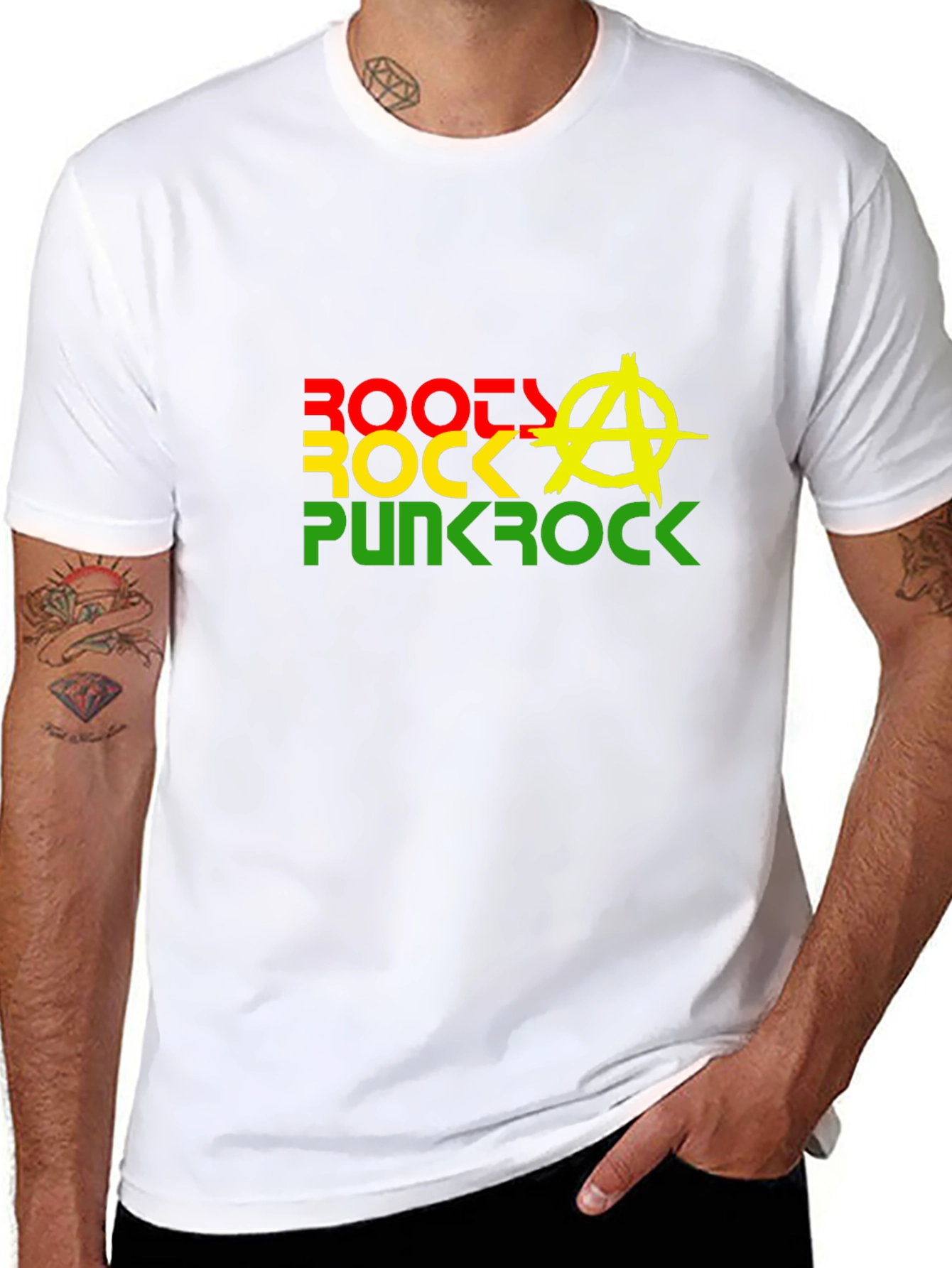Booty Rock Punk Rock Graphic Tee