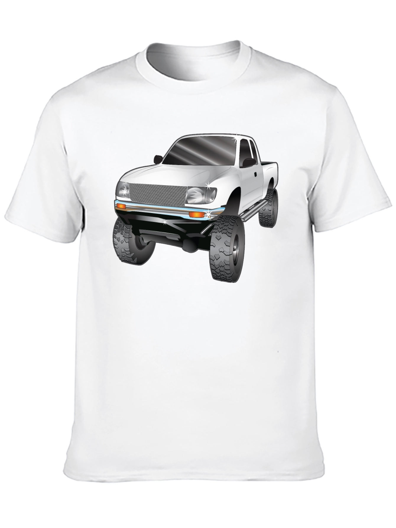 Truck Graphic Tee - Black Cotton
