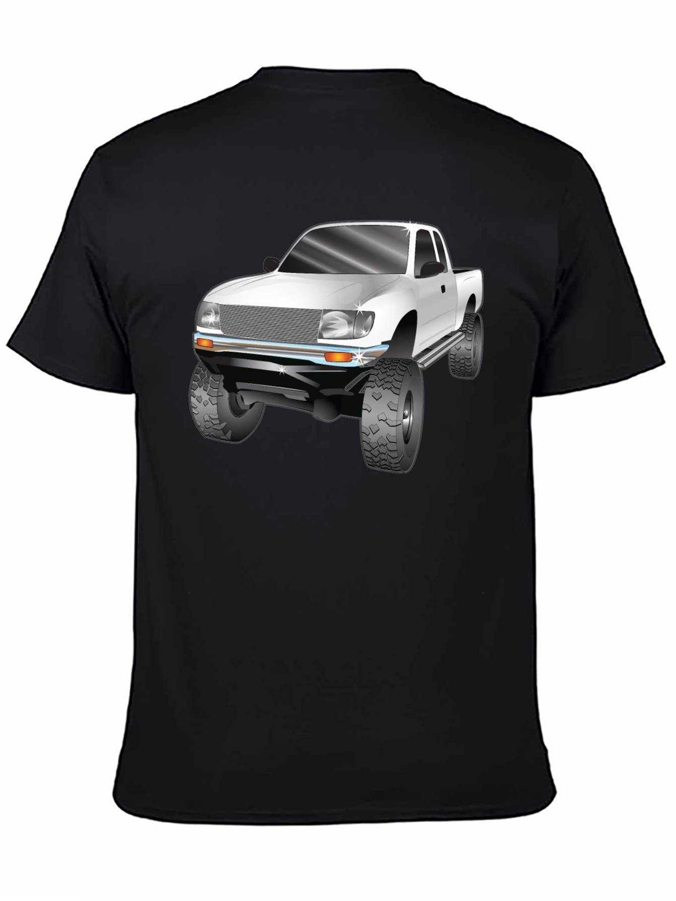 Truck Graphic Tee - Black Cotton