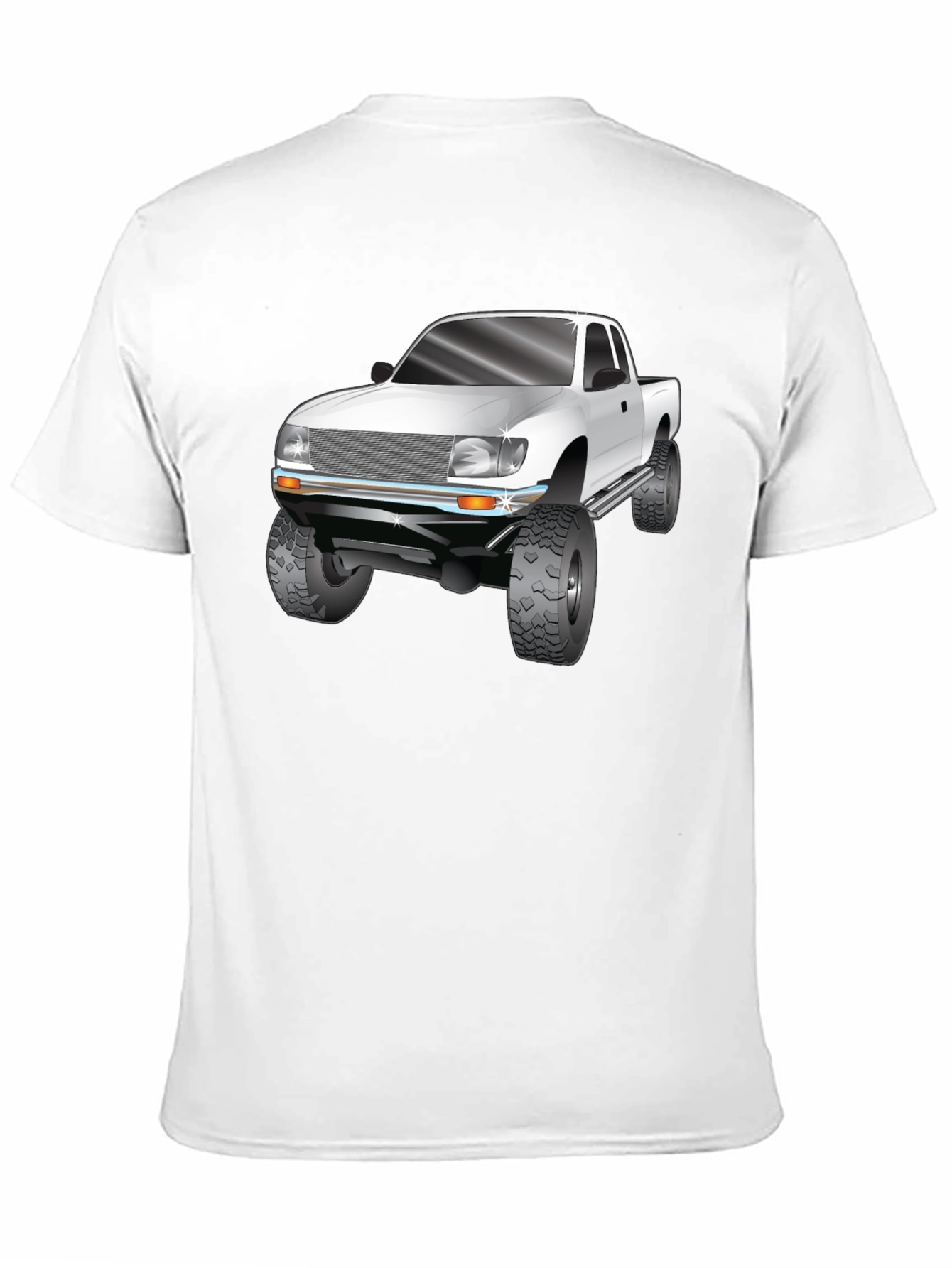 Truck Graphic Tee - Black Cotton