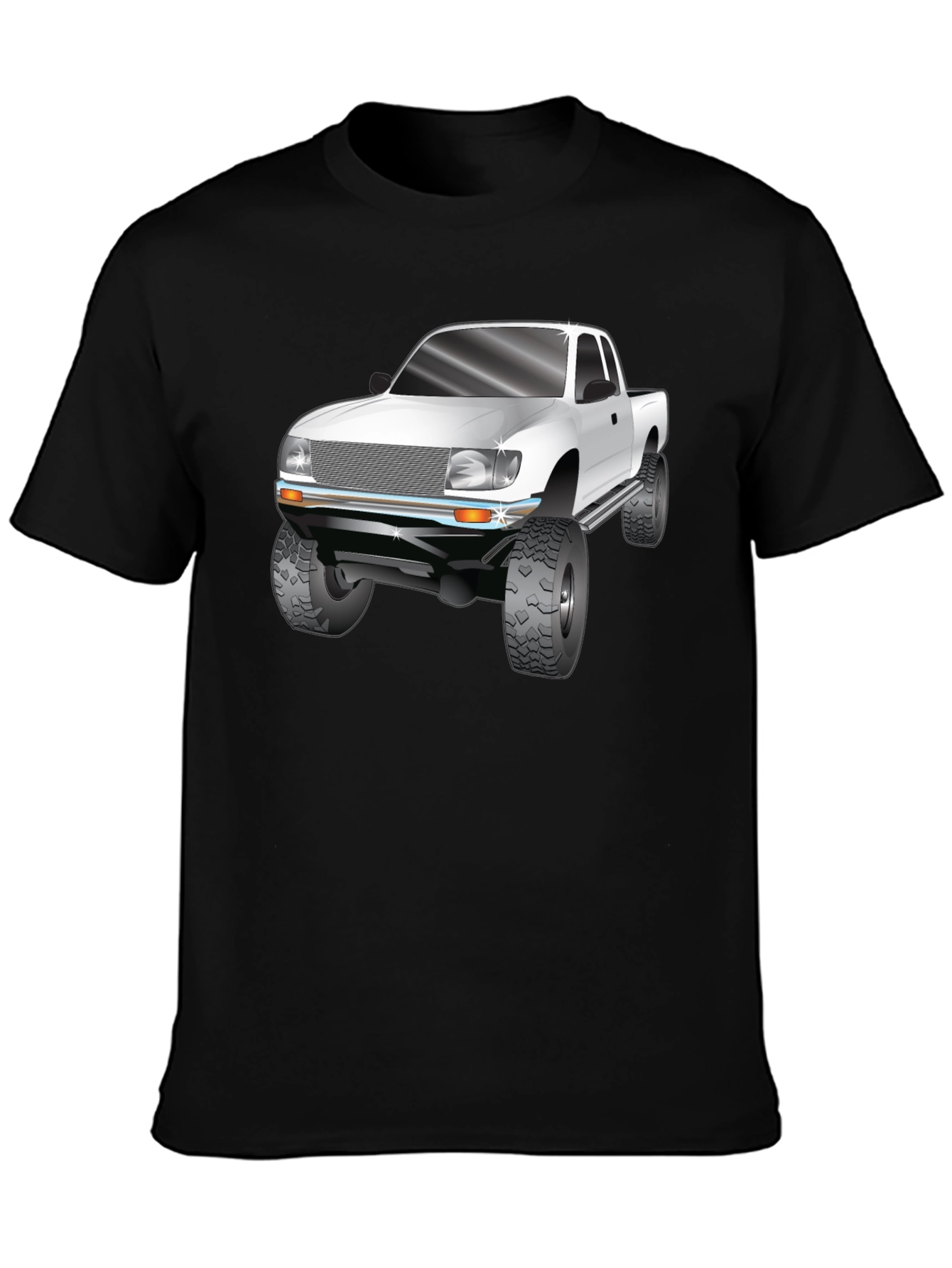 Truck Graphic Tee - Black Cotton