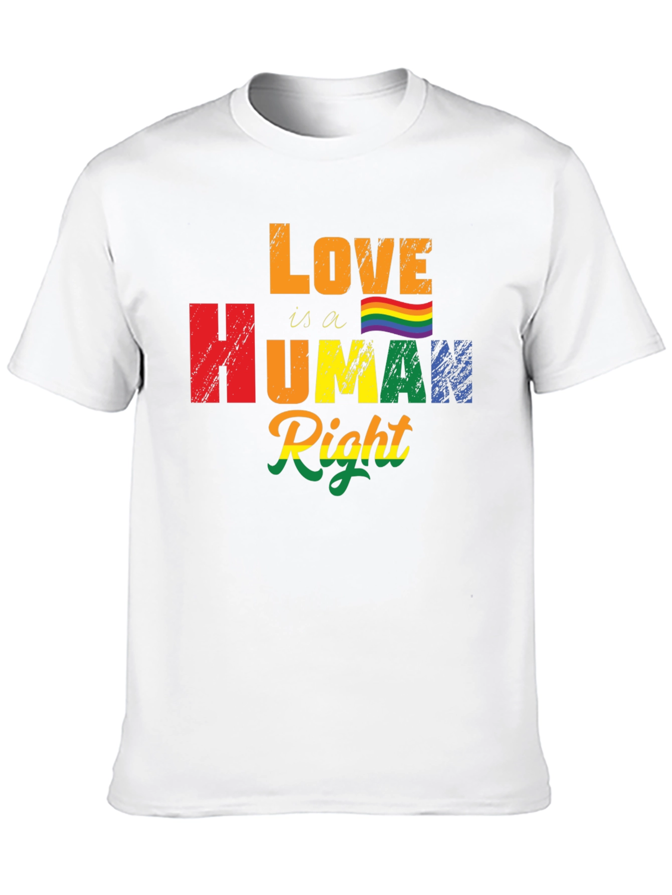 Love Is A Human Right LGBT Pride Graphic Tee